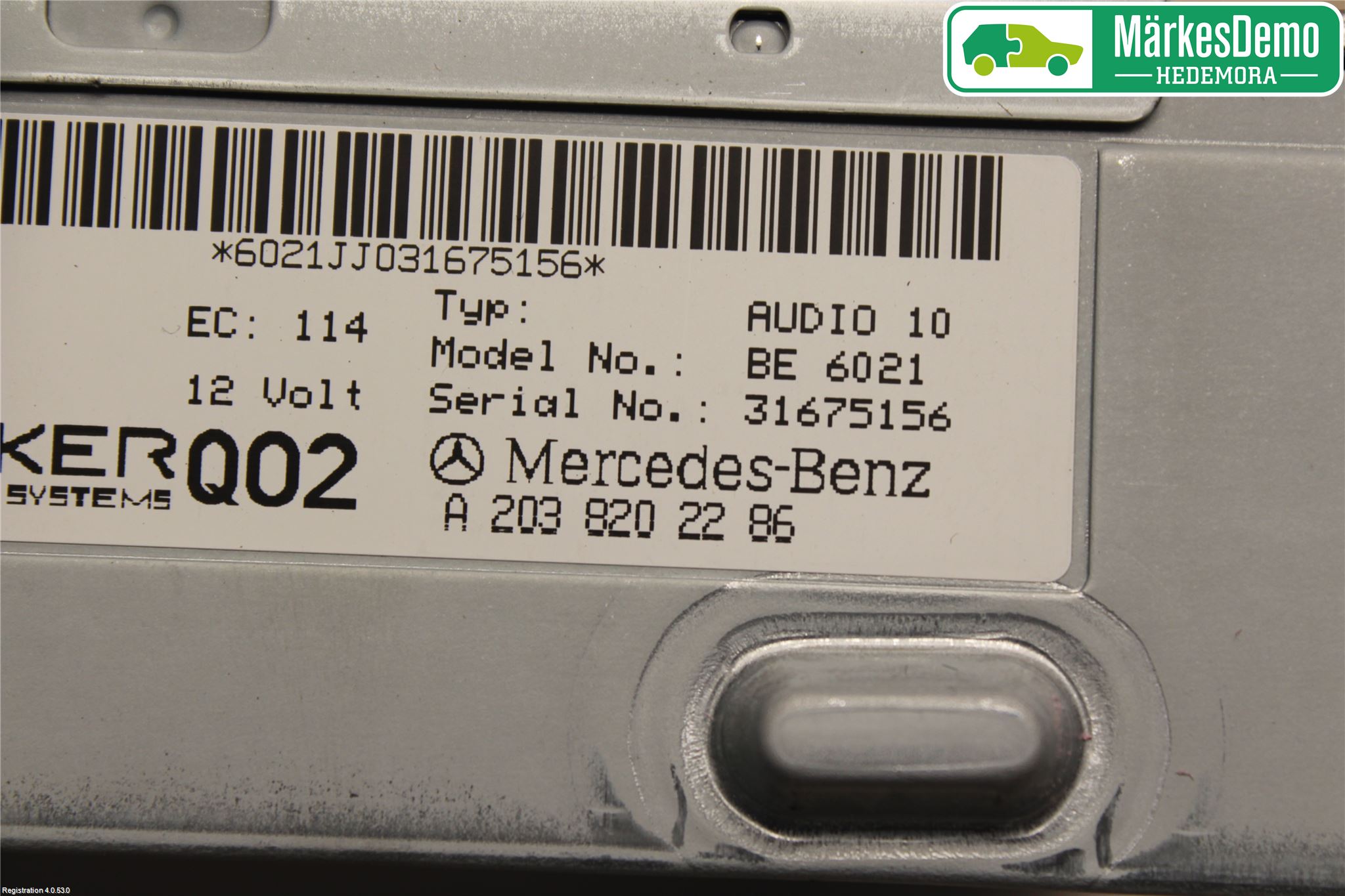 Mercedes-Benz MB CLK (C209) 02-09 Cd Radio - Multimediapanel