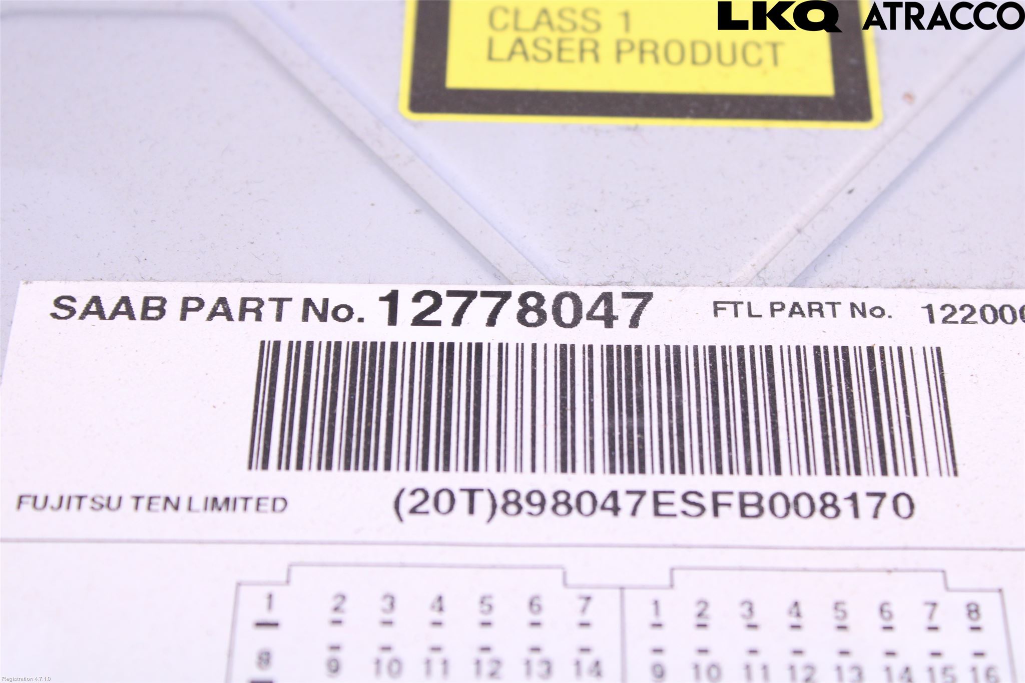 Saab 9-5     06-10 Cd Radio - Multimediapanel