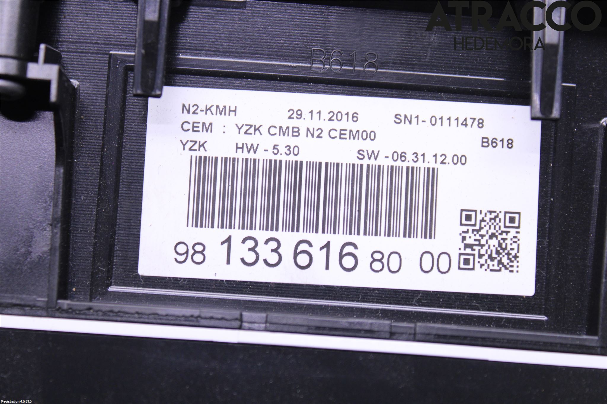 Citroen C3 10-17 Instrument Komb