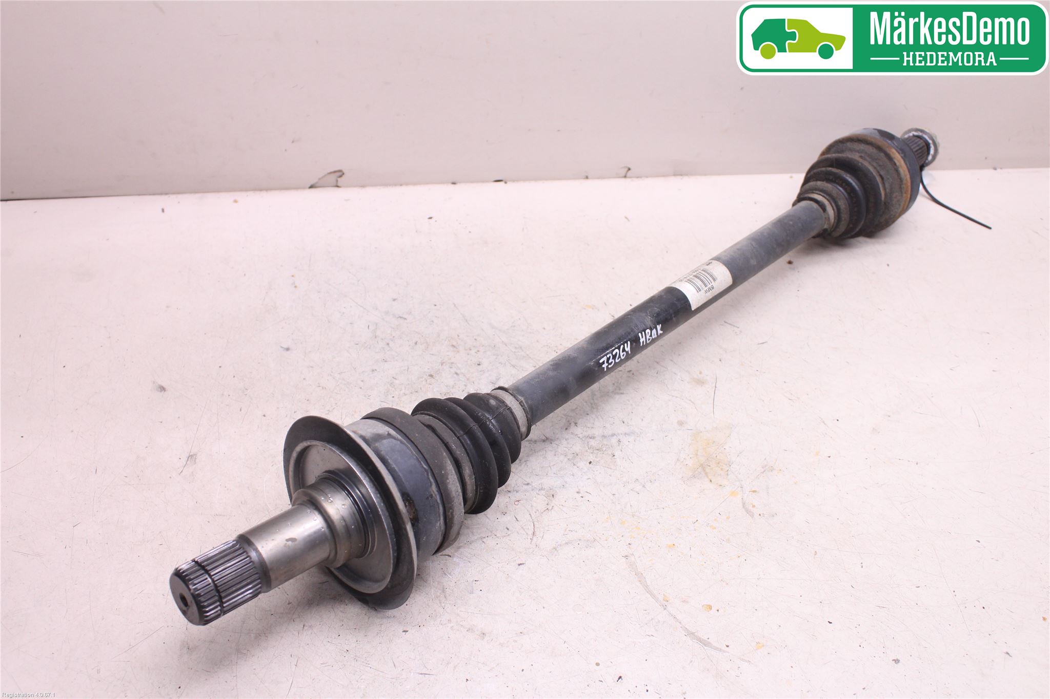 BMW 5 GT F07 09-17 Drivaxel Bak Höger