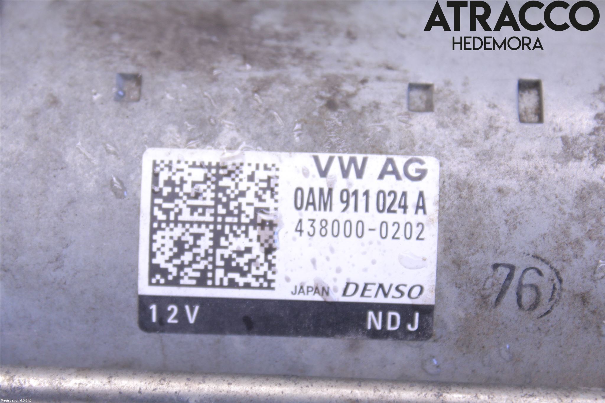 Skoda YETI Startmotor