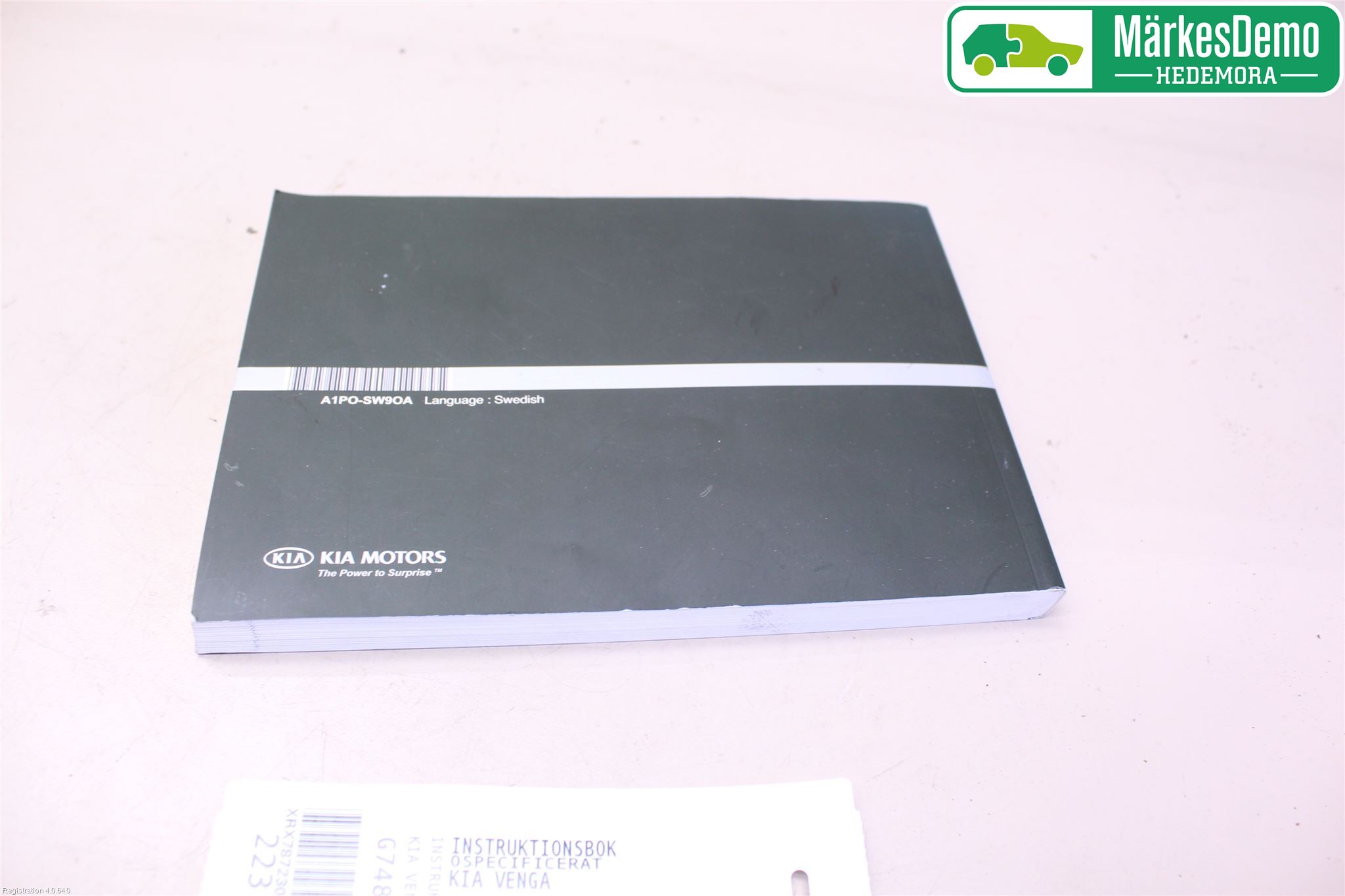 Kia VENGA 10-19 Instruktionsbok