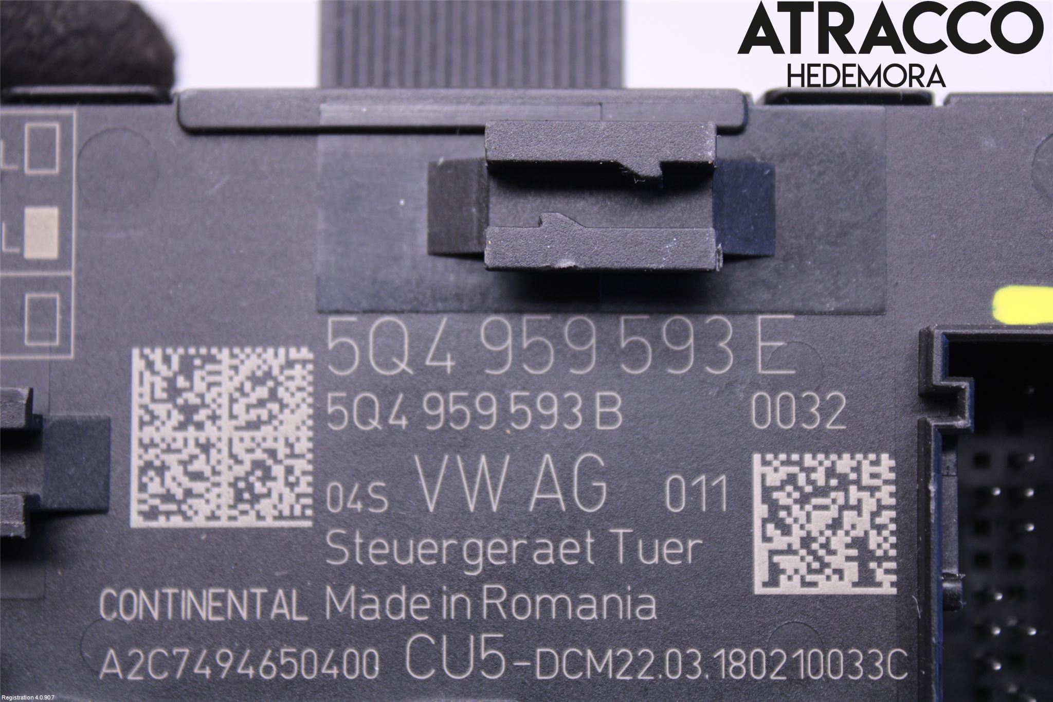 Skoda SUPERB 16-24 Styrenhet Dörr