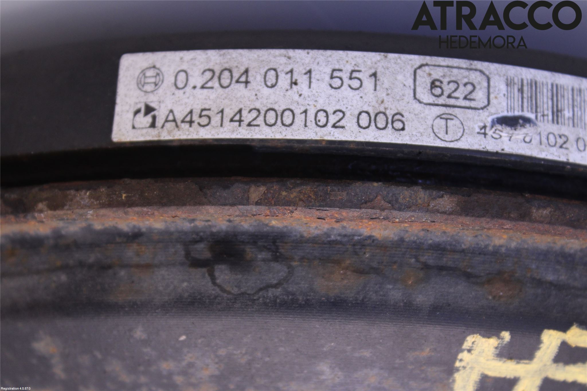 Smart FORTWO II 07-14 Nav Bak