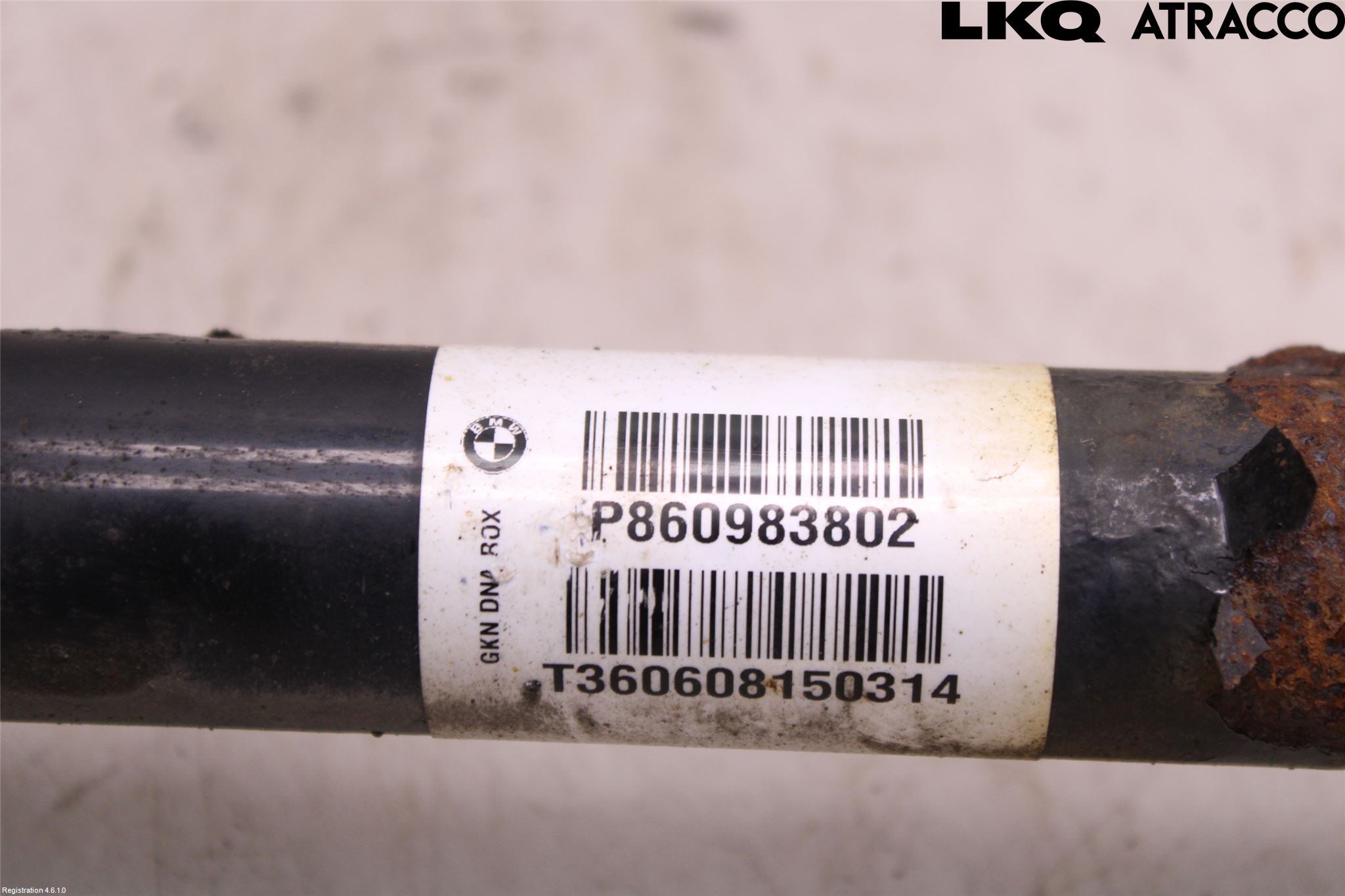 BMW X6 F16 14-19 Drivaxel Bak Vänster