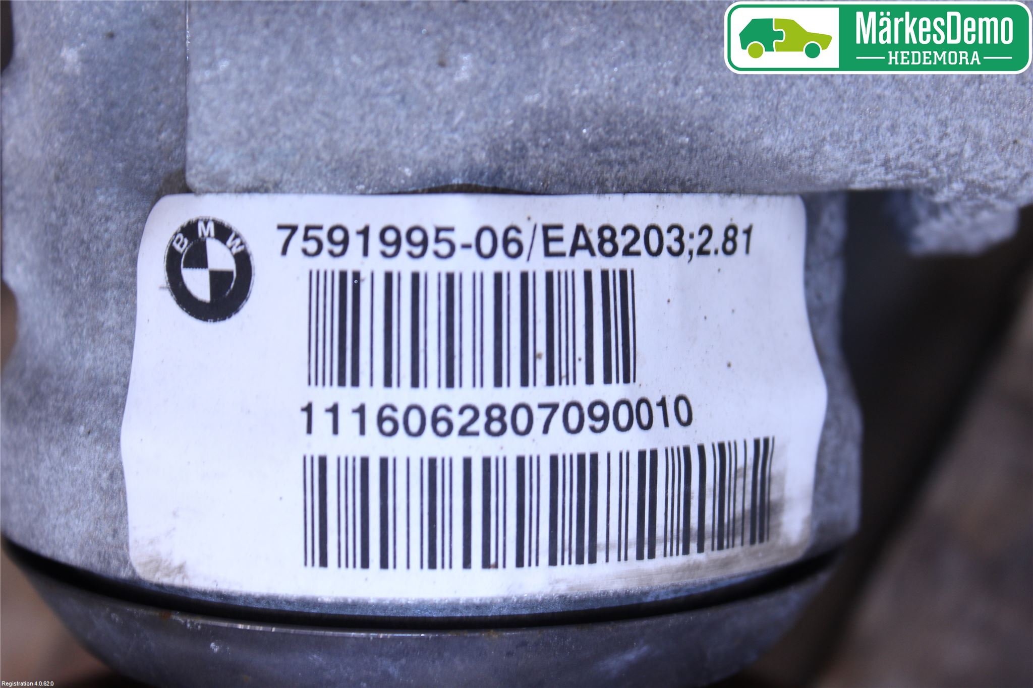 BMW 3 F30/F31/F80 12-19 Framvagn Diffrential