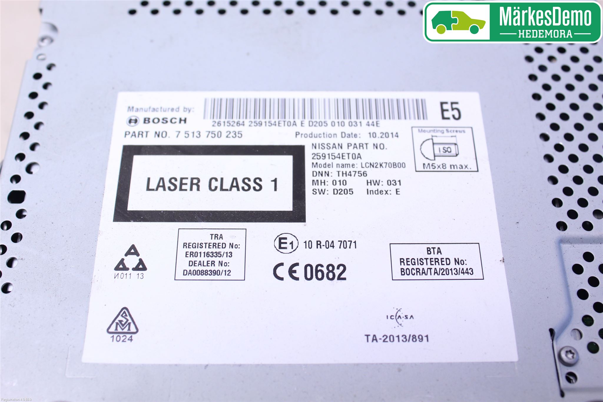 Nissan X-TRAIL 14-21 Cd Radio - Multimediapanel
