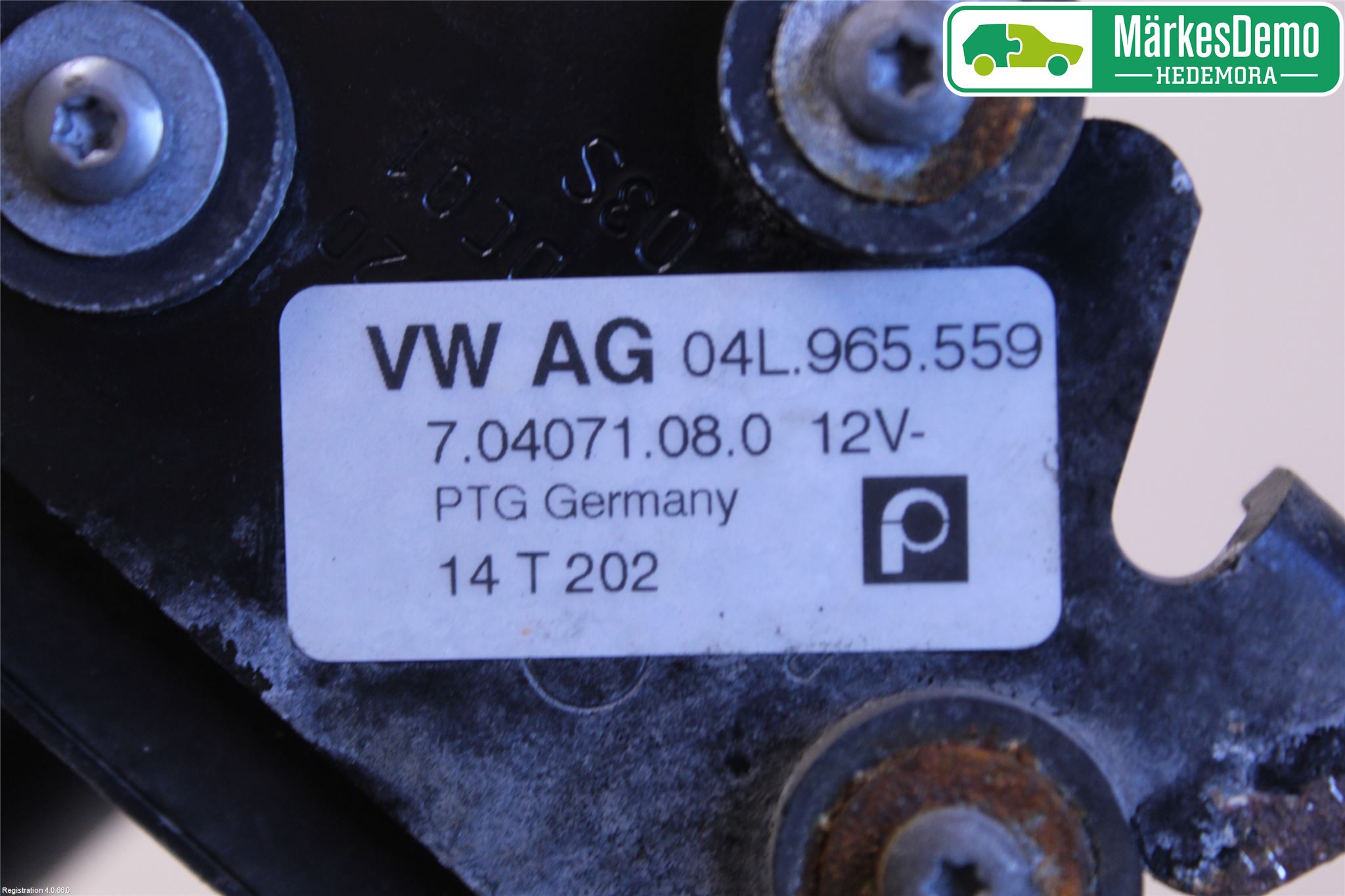 Audi A4 12-15 Värme Cirkulationspump