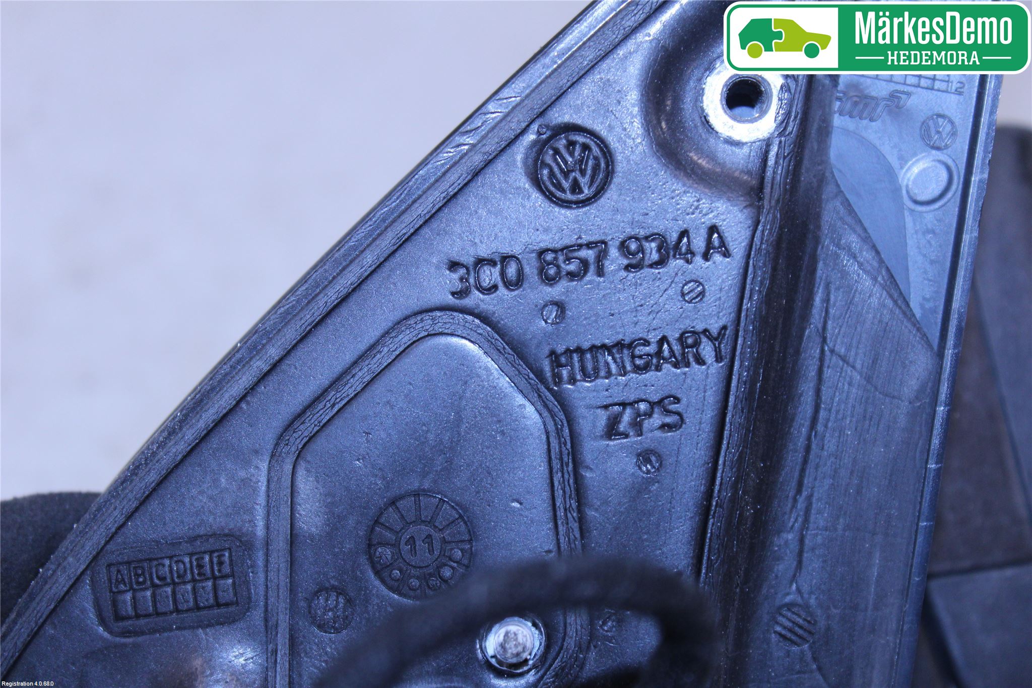 Volkswagen VW PASSAT 11-14 Spegel Yttre El Hö