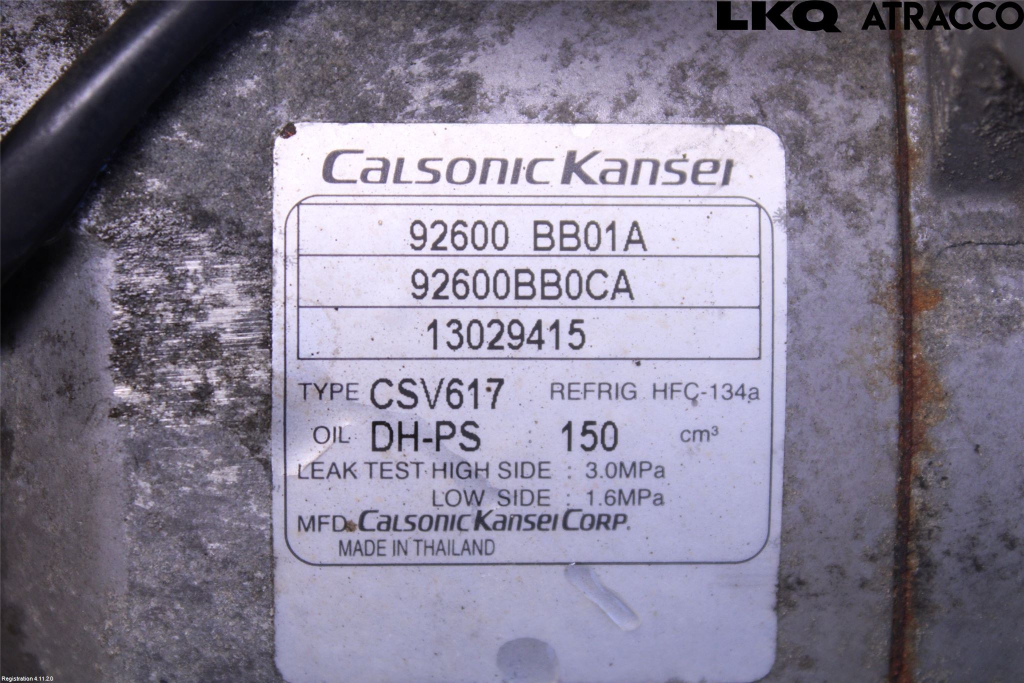 Nissan QASHQAI+2  10-14 Ac Kompressor