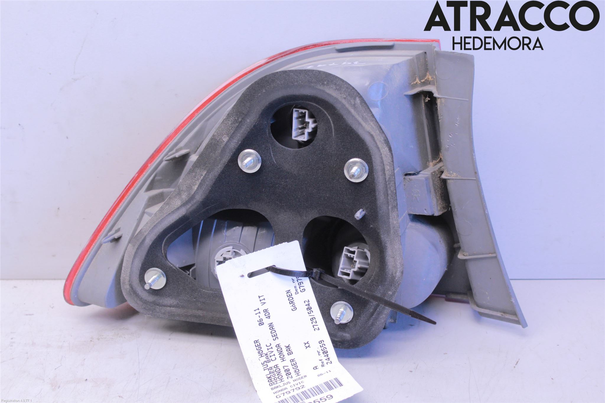 Honda CIVIC 06-11 Bakljus Höger