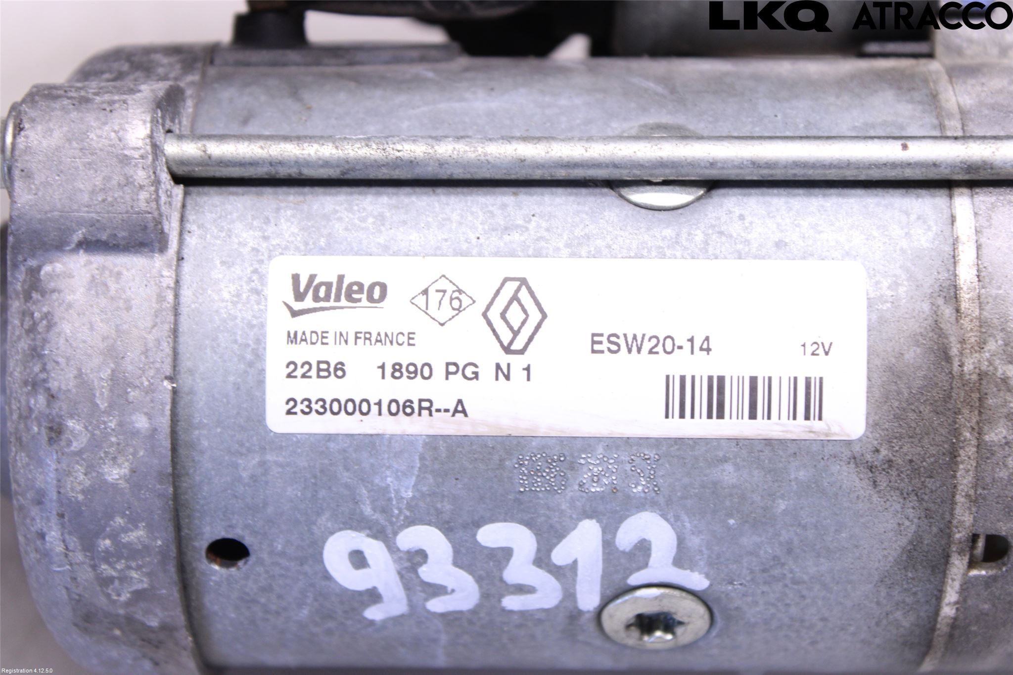 Renault TALISMAN 16-20 Startmotor Diesel