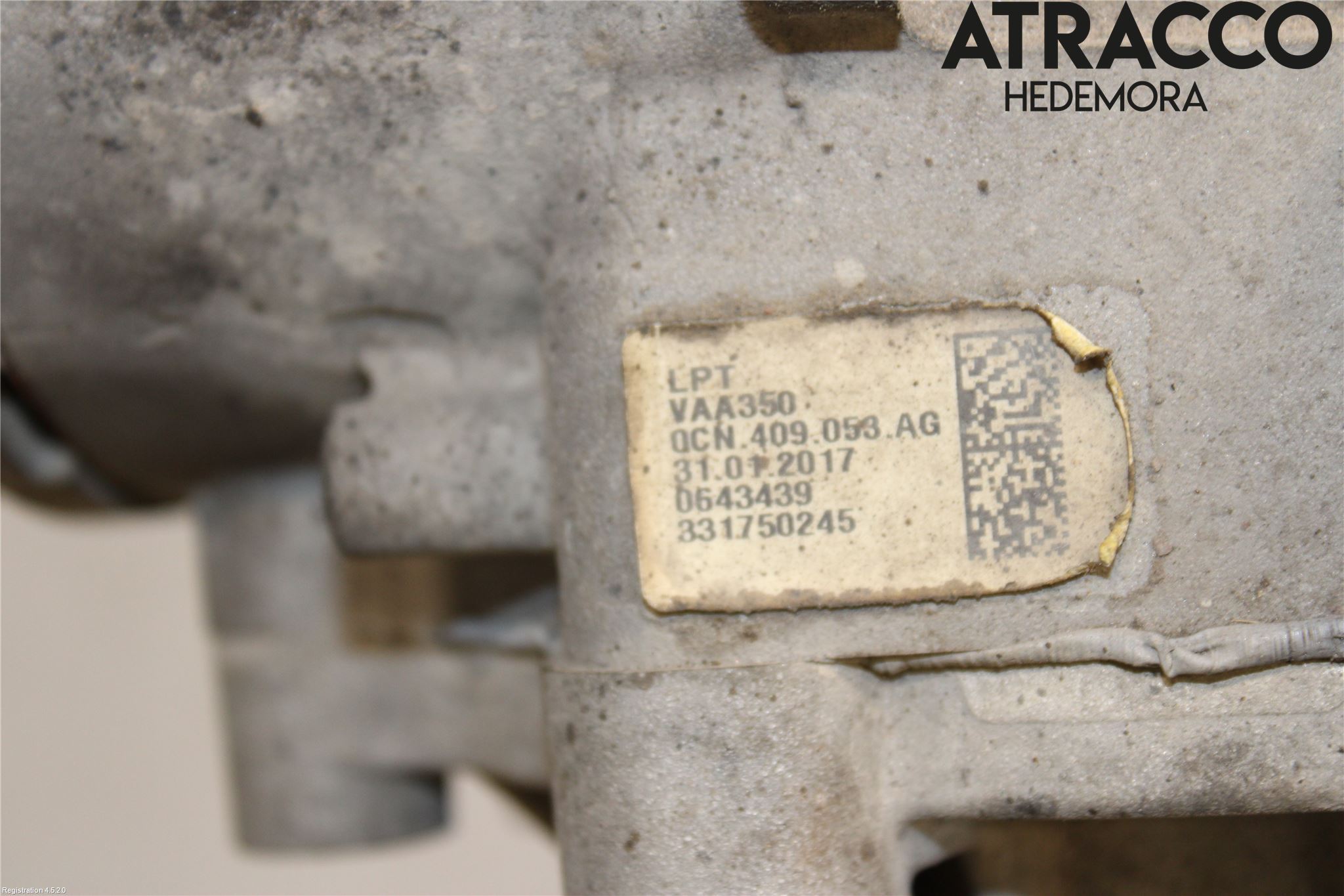 Volkswagen VW GOLF / E-GOLF VII 13-20 Framvagn Diffrential