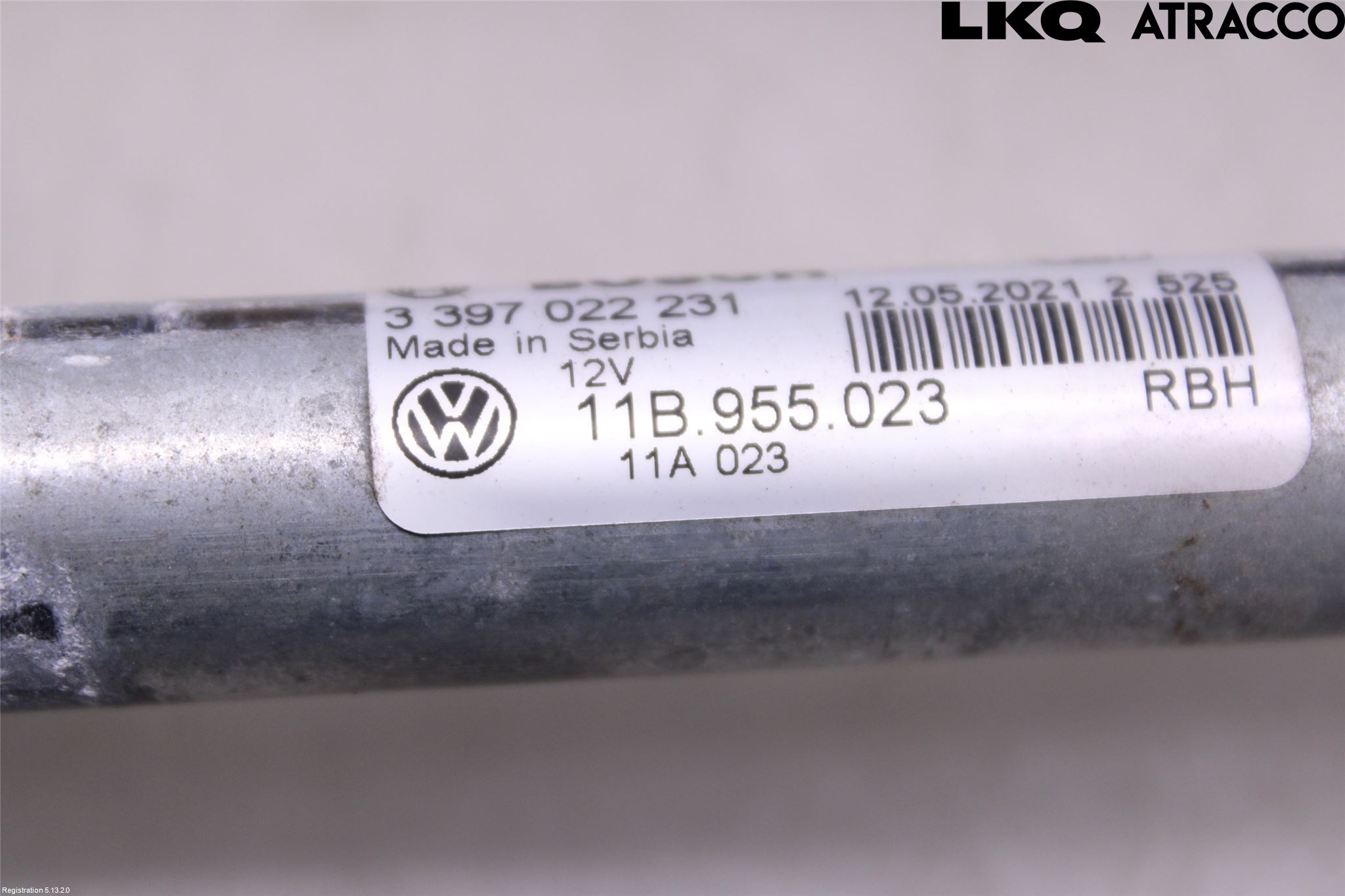 Volkswagen VW ID.4 21- Torkarmekanism Vindruta