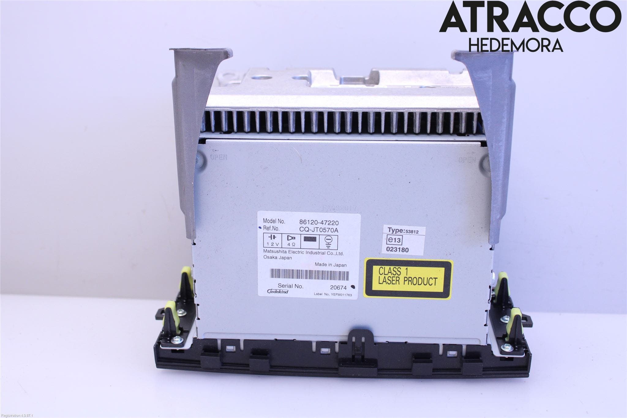 Toyota PRIUS NWH20 04-08 Cd Radio - Multimediapanel