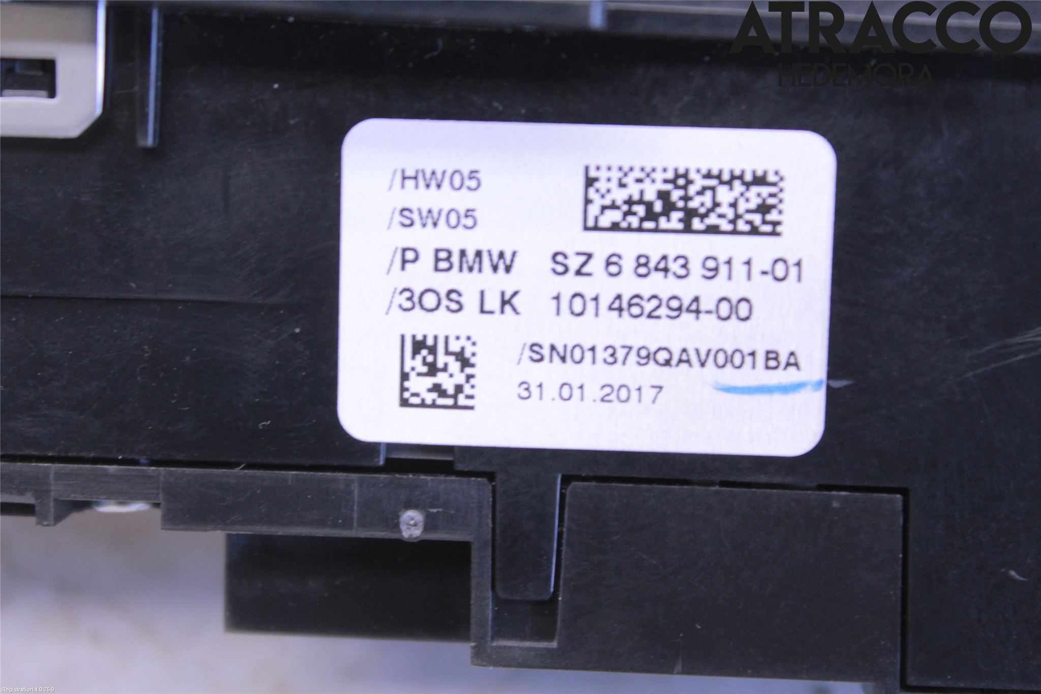 BMW 5 G30/G31/F90 17-23 Strömställare Multifunktion