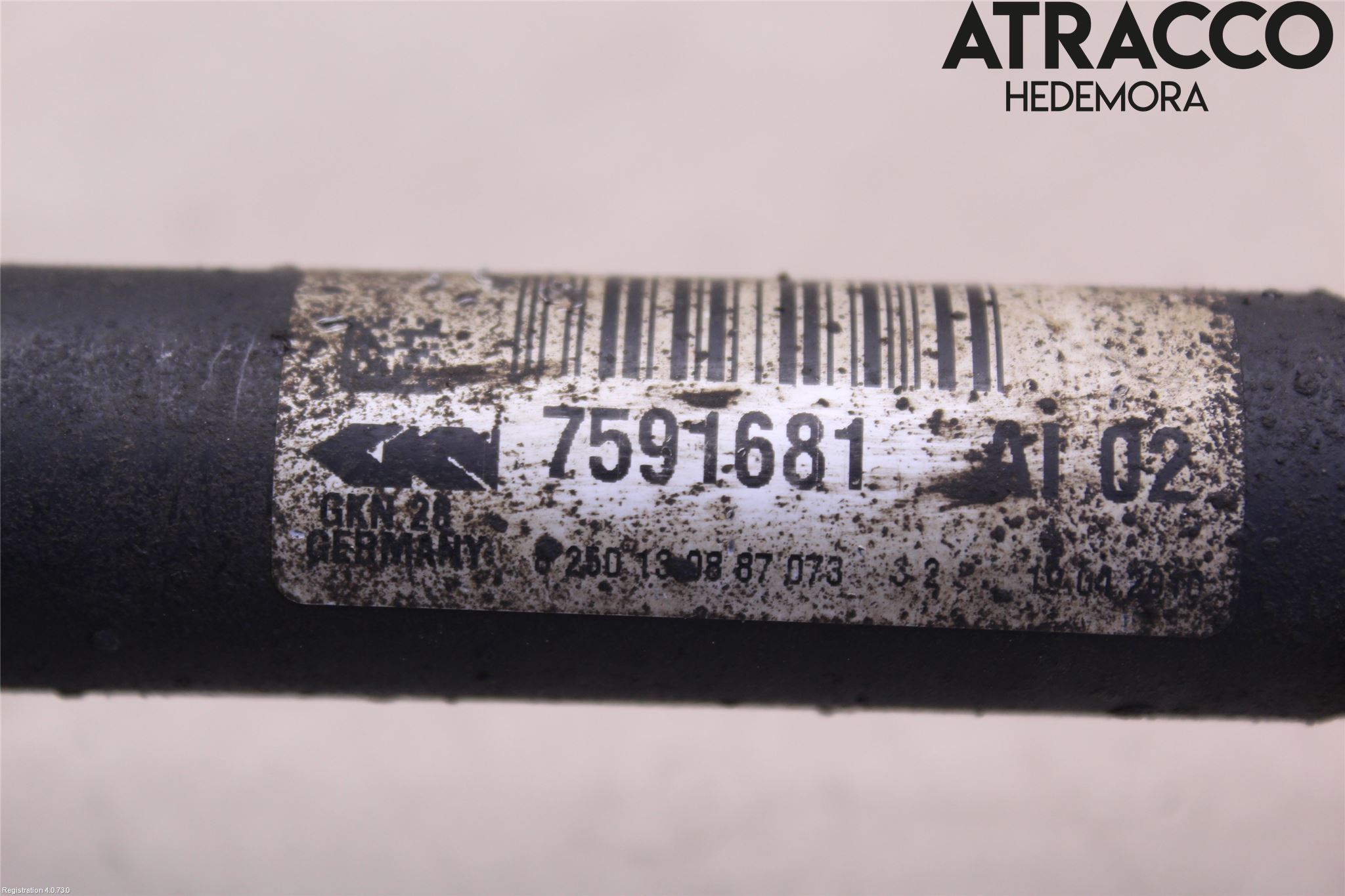 BMW X1 E84 10-15 Drivaxel Fram Vänster