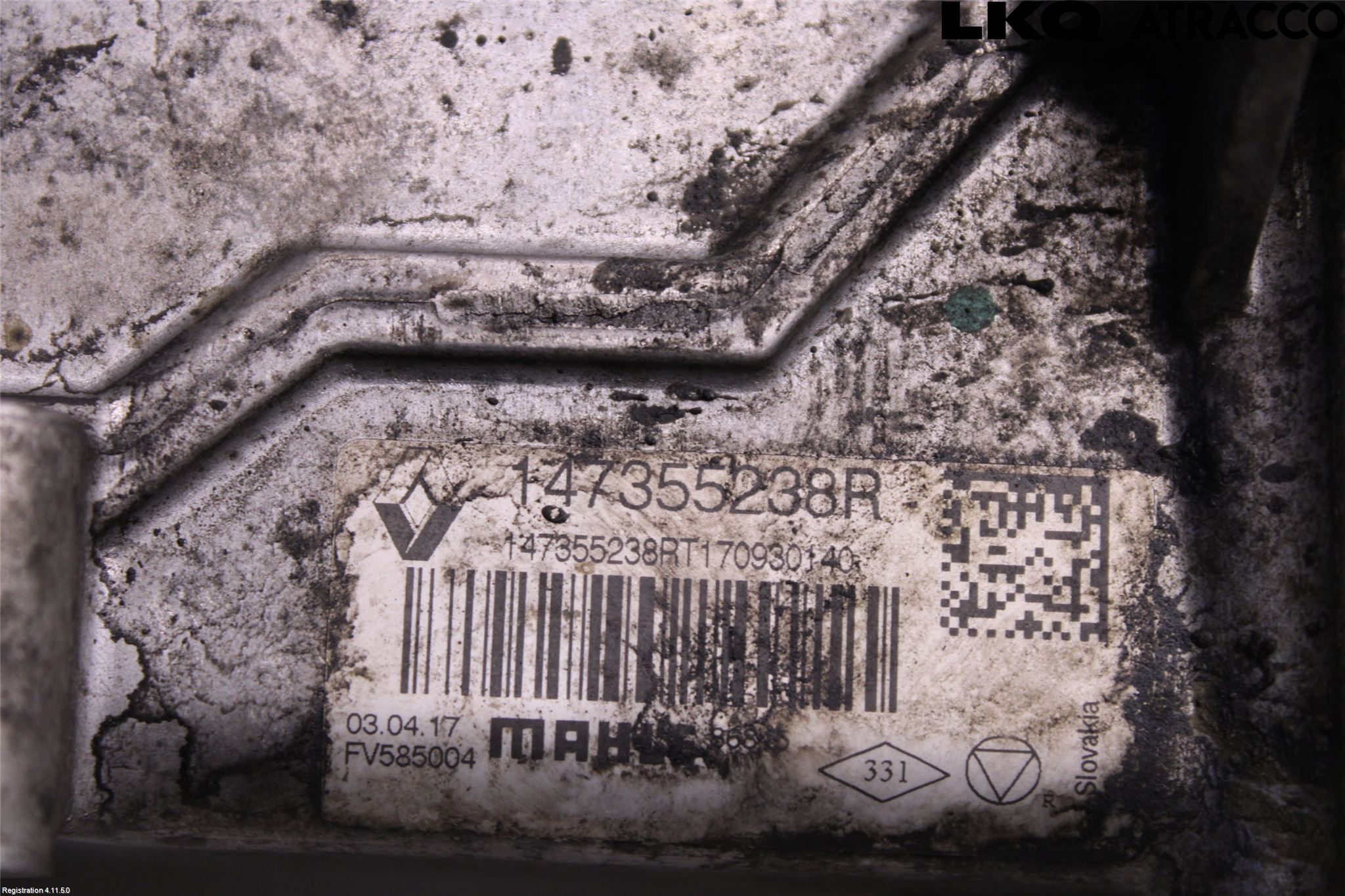 Nissan NV400 12-24 Avgaskylare