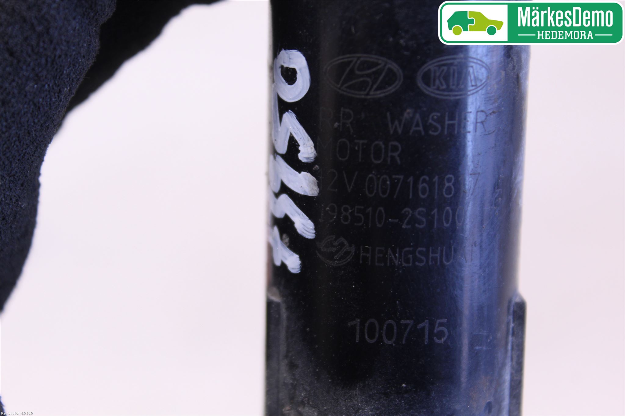 Kia SPORTAGE (SL) 11-15 Spolarpump Baklucka