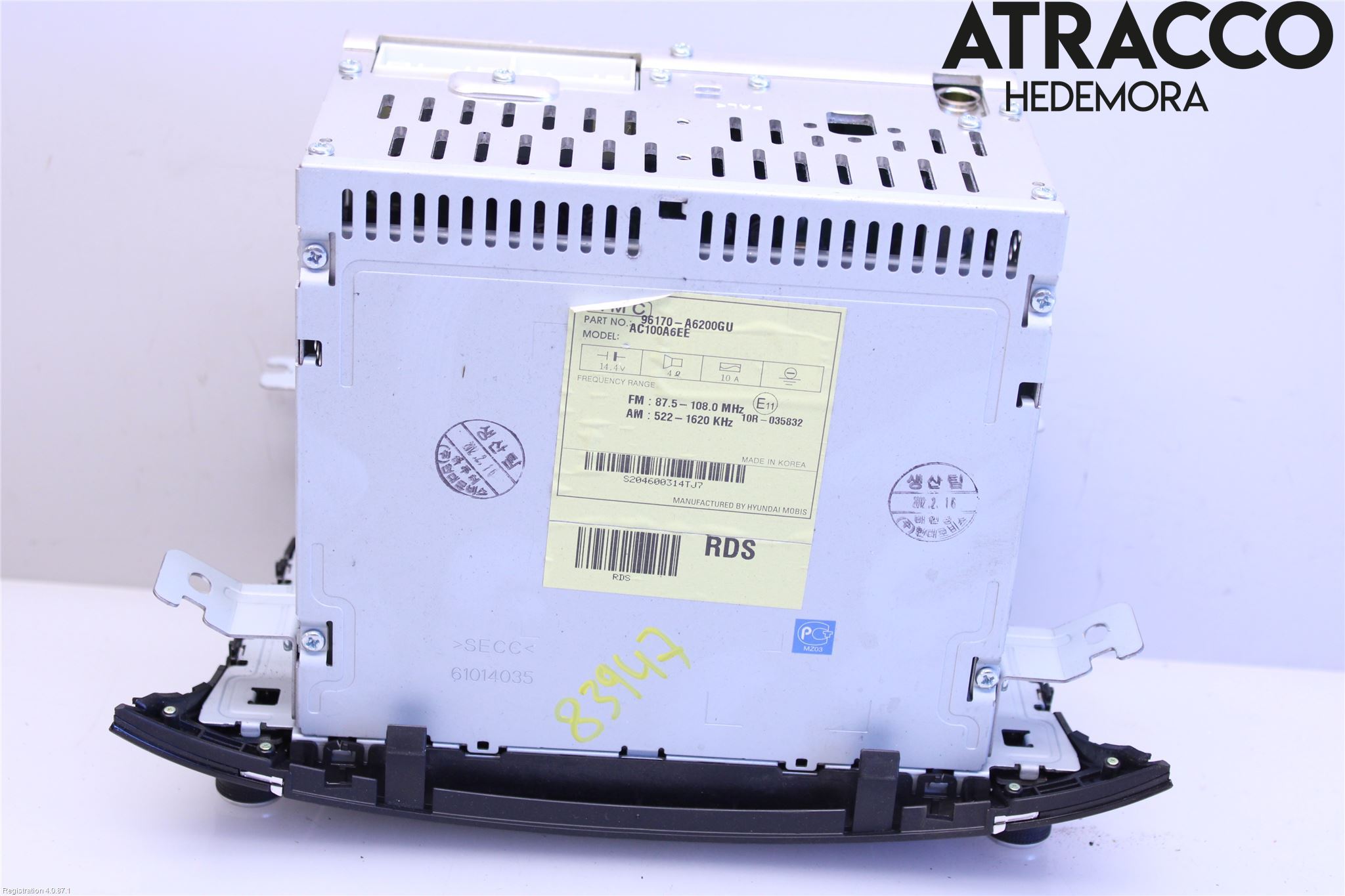 Hyundai i30 GD 13-17 Cd Radio - Multimediapanel