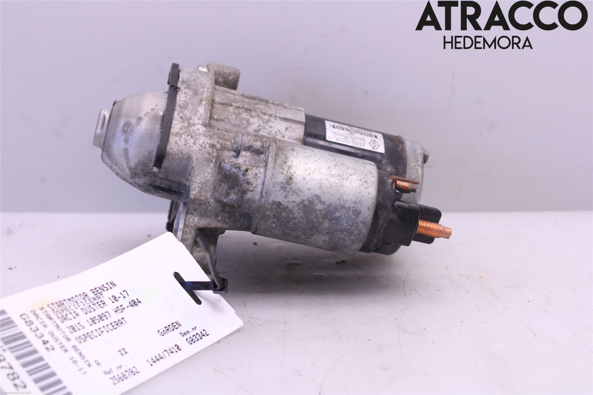 Dacia DUSTER 10-17 Startmotor