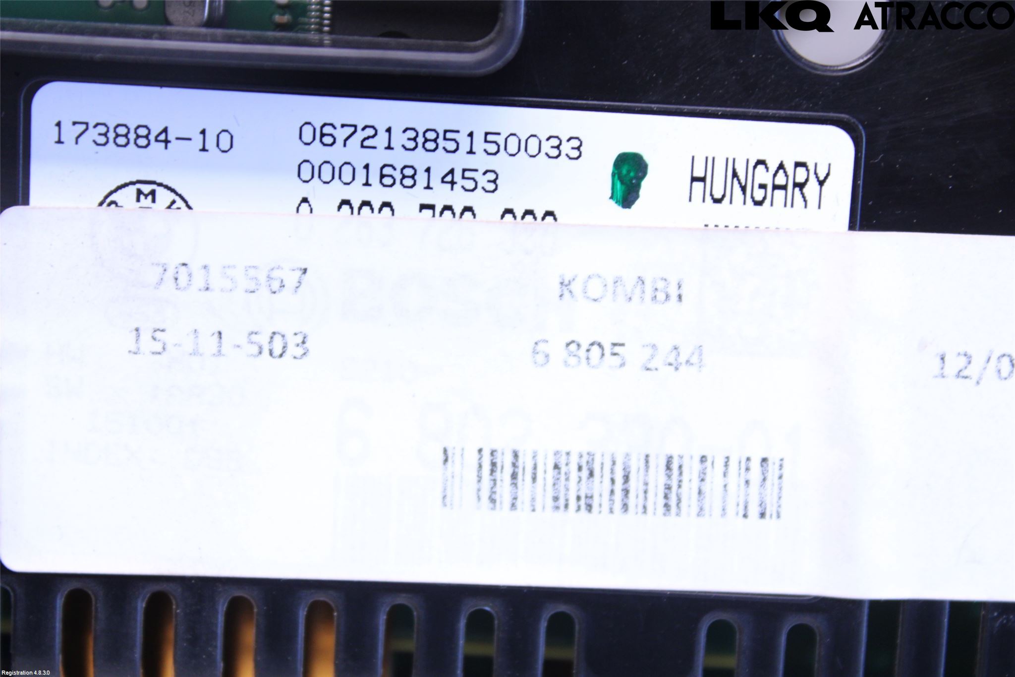 BMW X6 F16 14-19 Instrument Komb