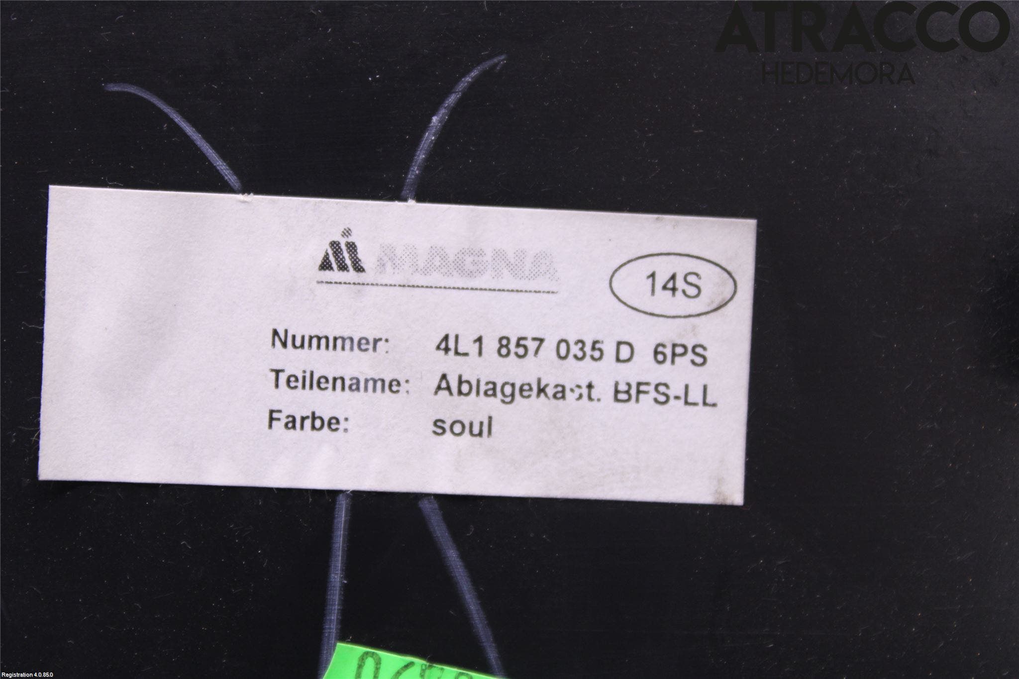 Audi Q7/SQ7 Handskfack