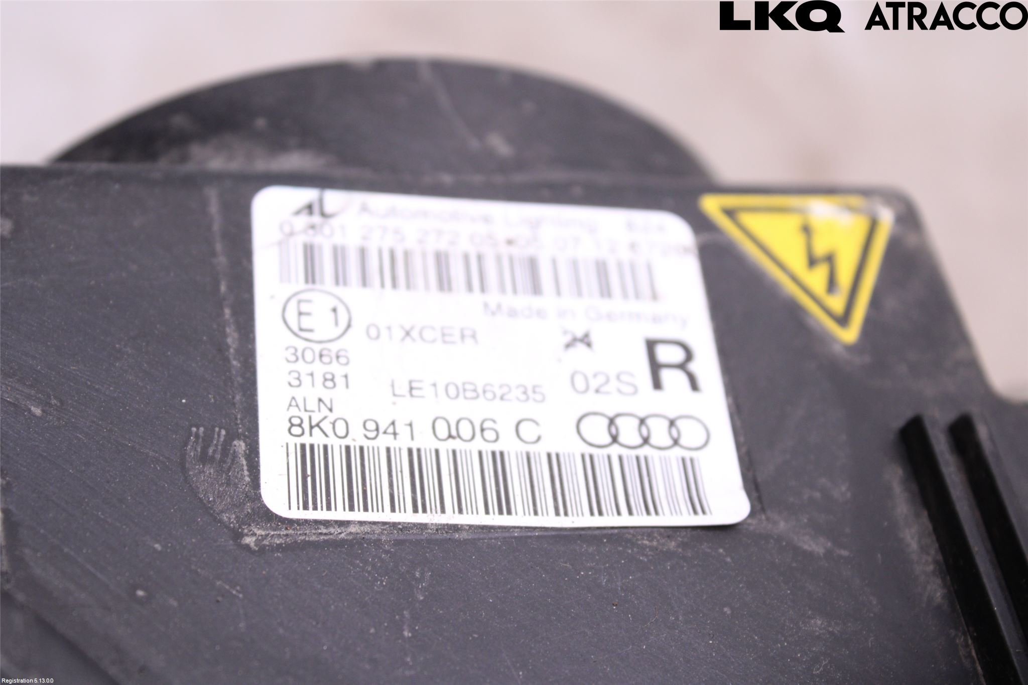 Audi A4 12-15 Strålkastare Höger