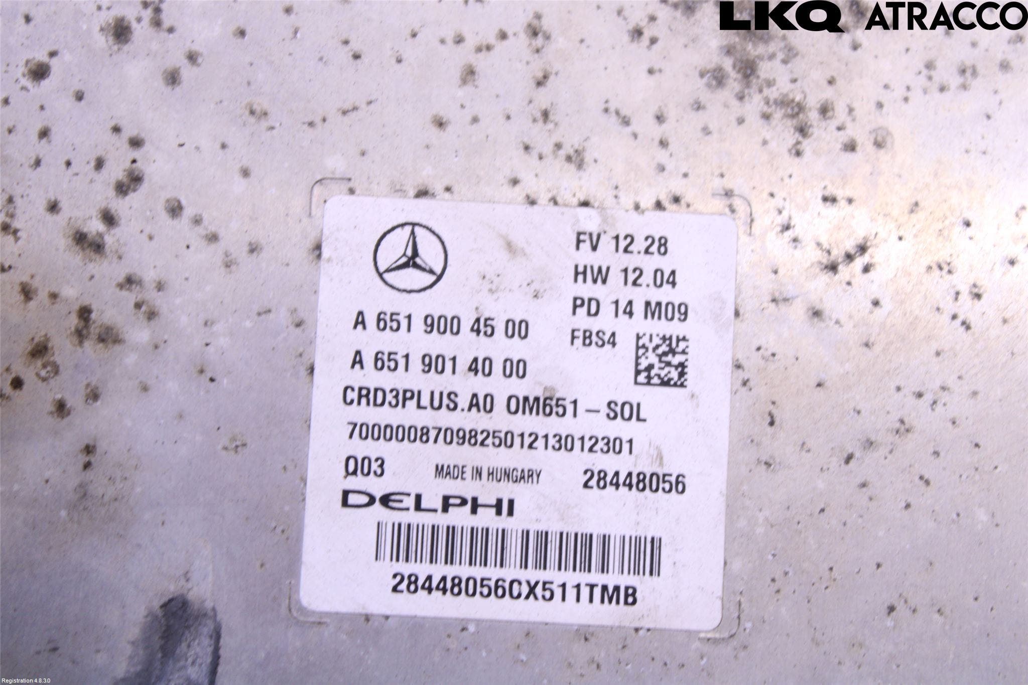 Mercedes-Benz MB C-KLASS (W205) 14-21 Styrenhet Inspump Diesel