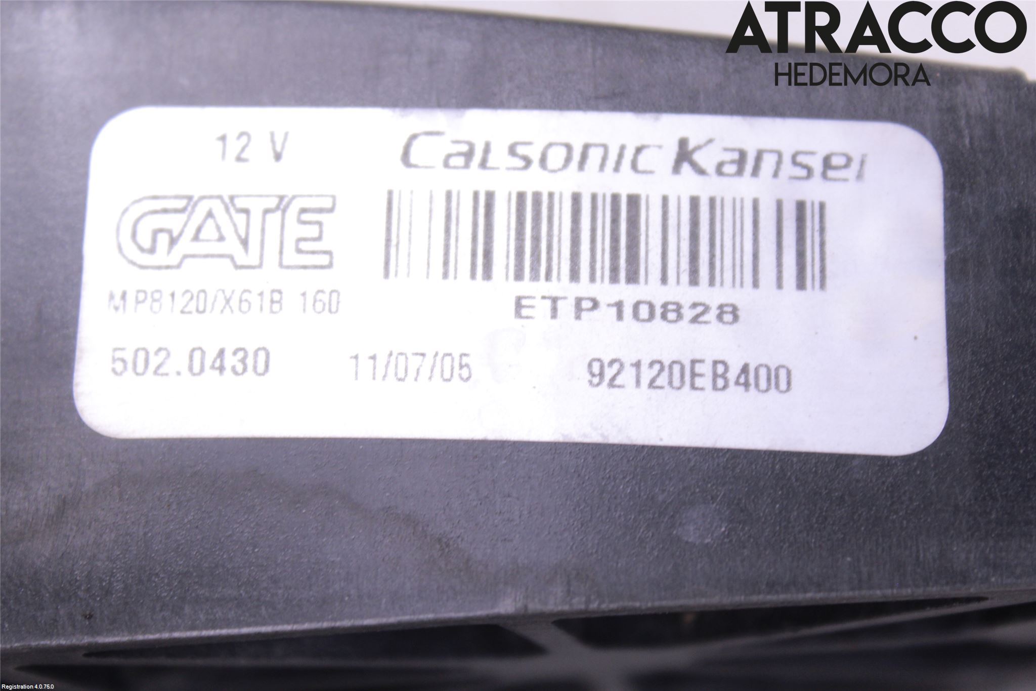 Nissan NAVARA 05-16 Kylfläkt El