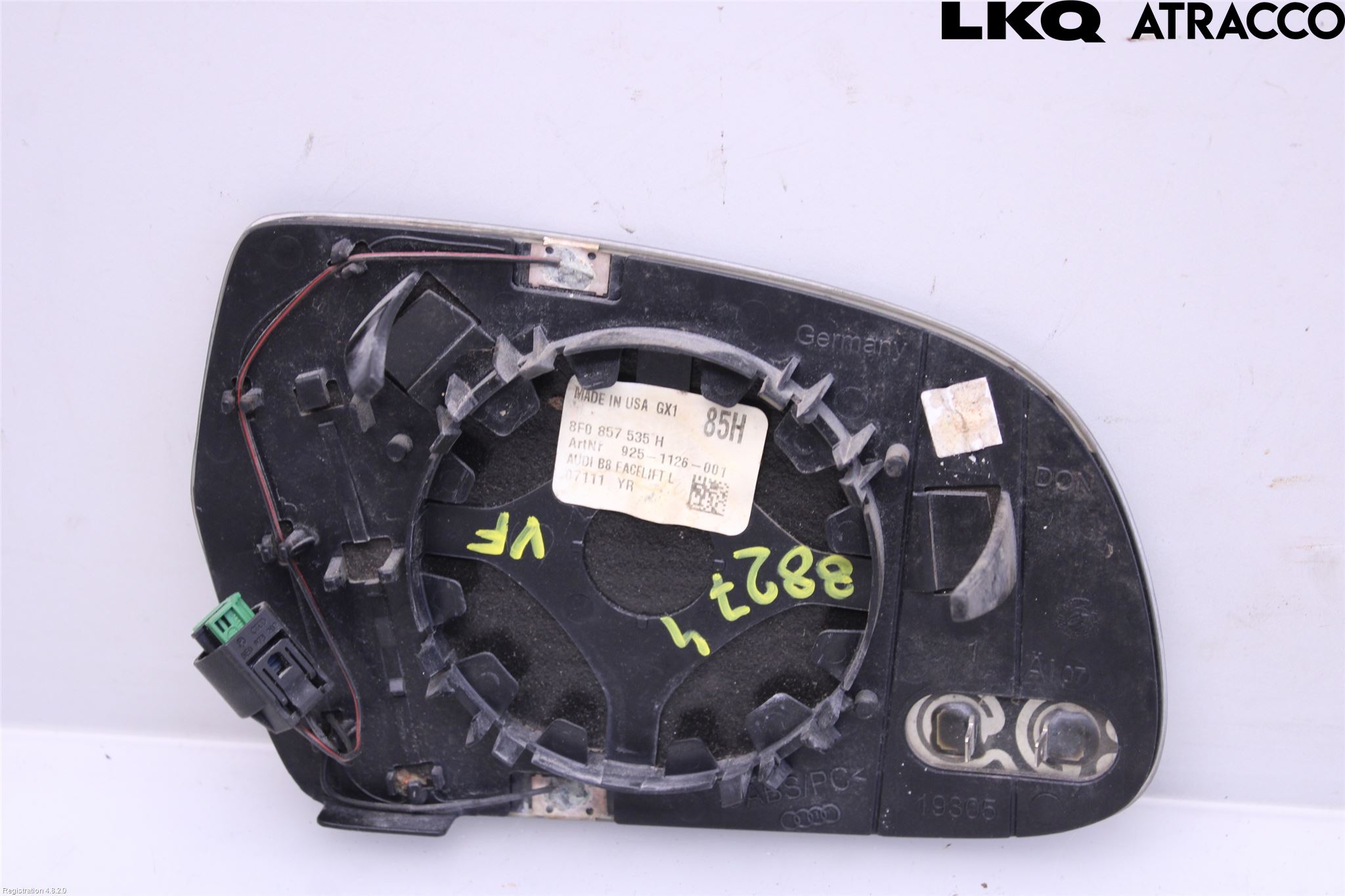 Audi A5 07-16 Spegelglas Vä