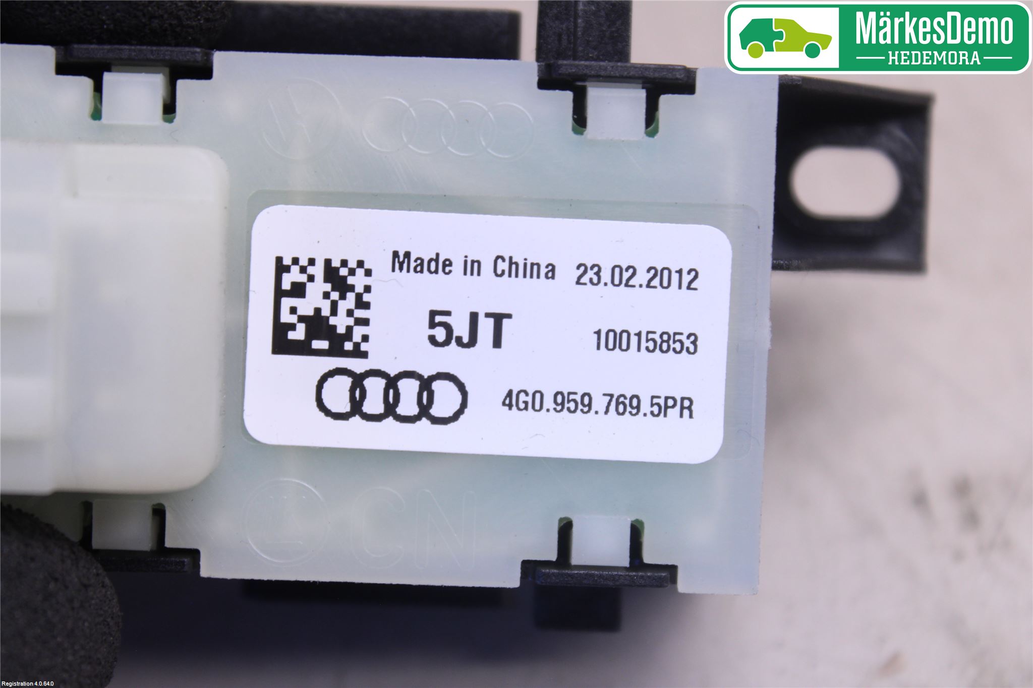 Audi A6/S6 4G 11-18 Strömställare Stolminne