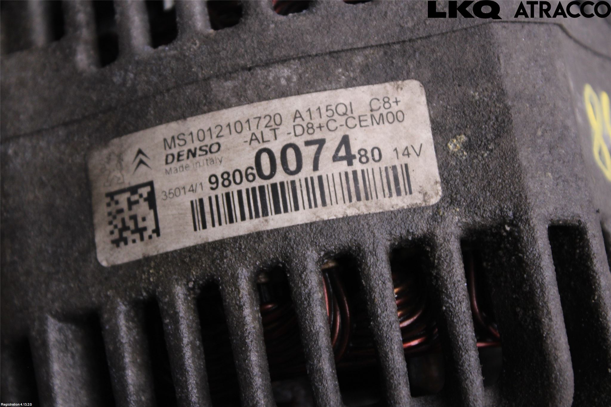 Peugeot 208 12-15 Generator