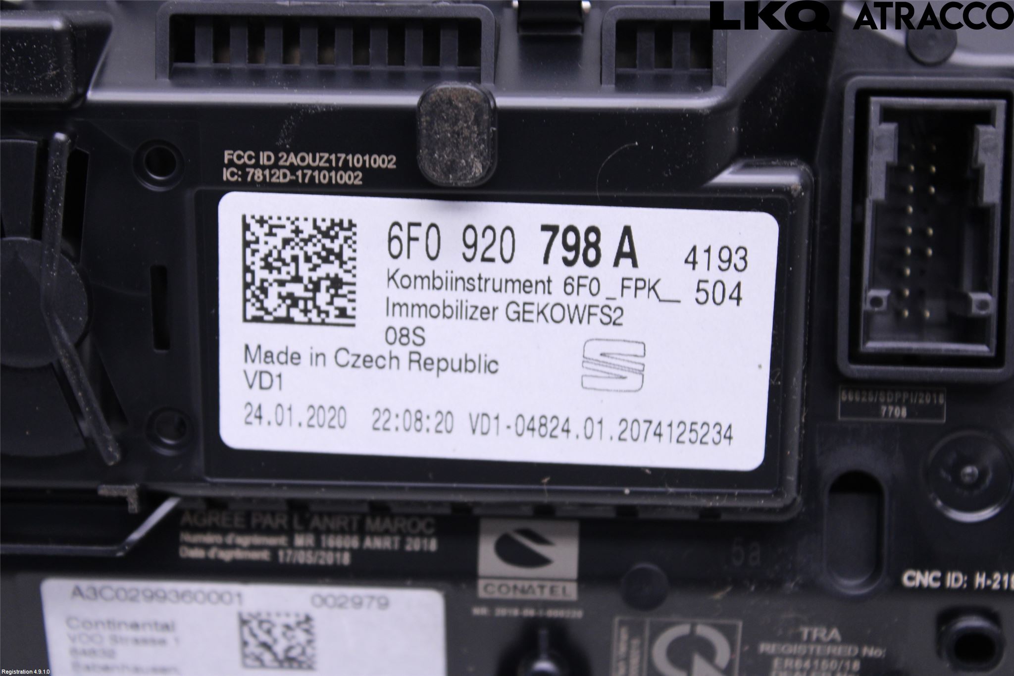 Seat IBIZA V 17-20 Instrument Komb