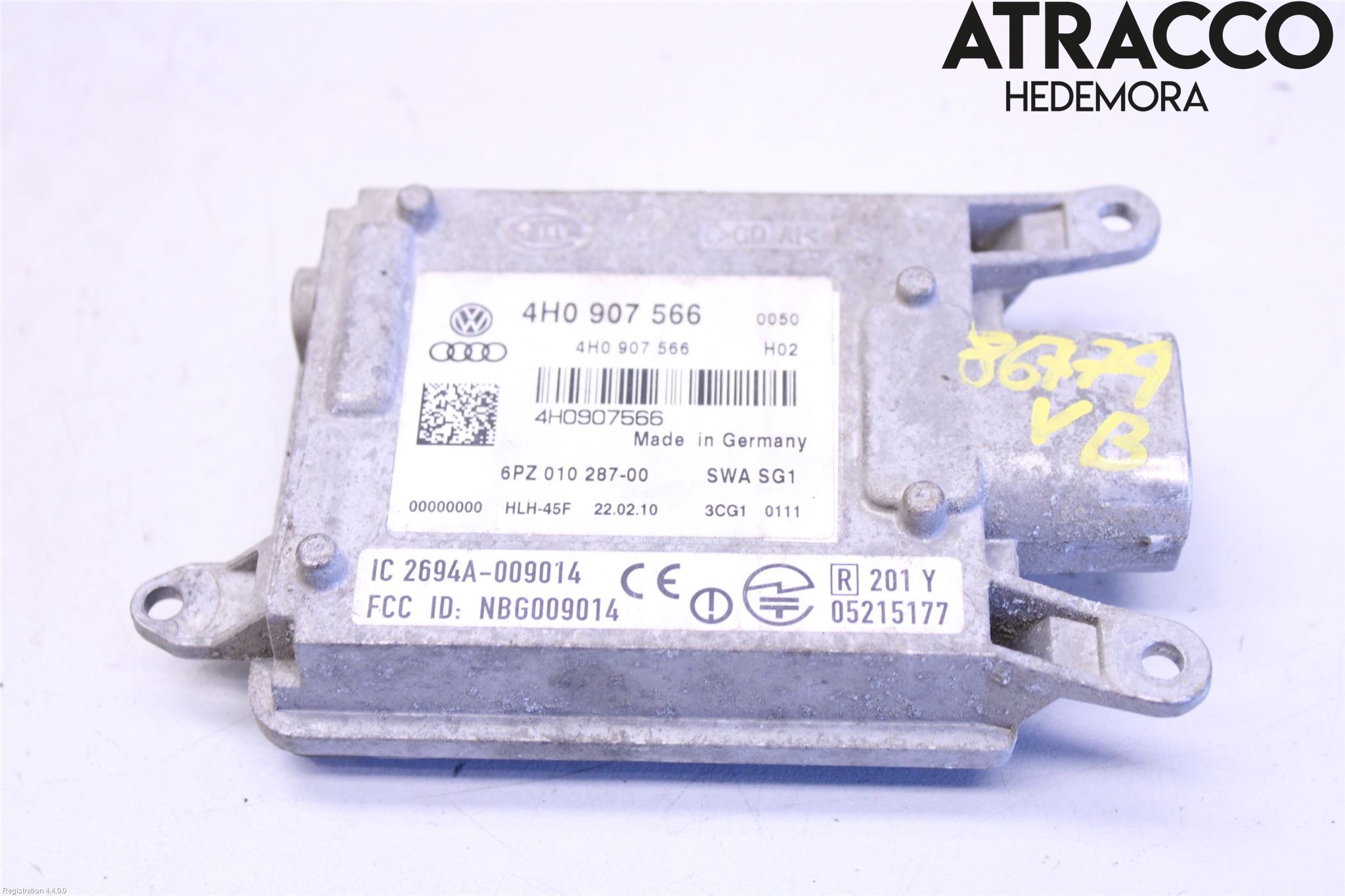 Audi A8/S8 4H 10-17 Sensor Aktivt Kollisionsskydd