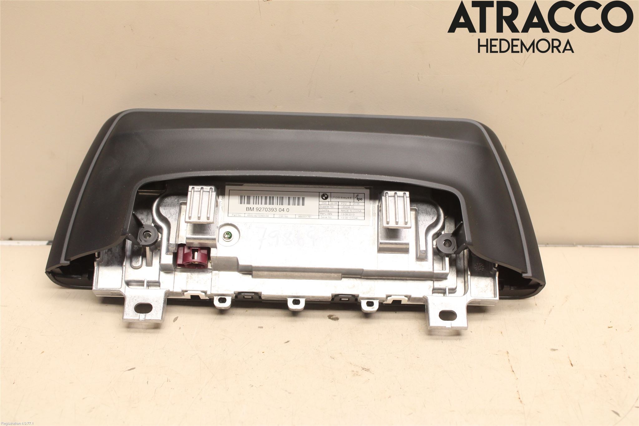 BMW 3 F30/F31/F80 12-19 Cd Radio - Multimediapanel