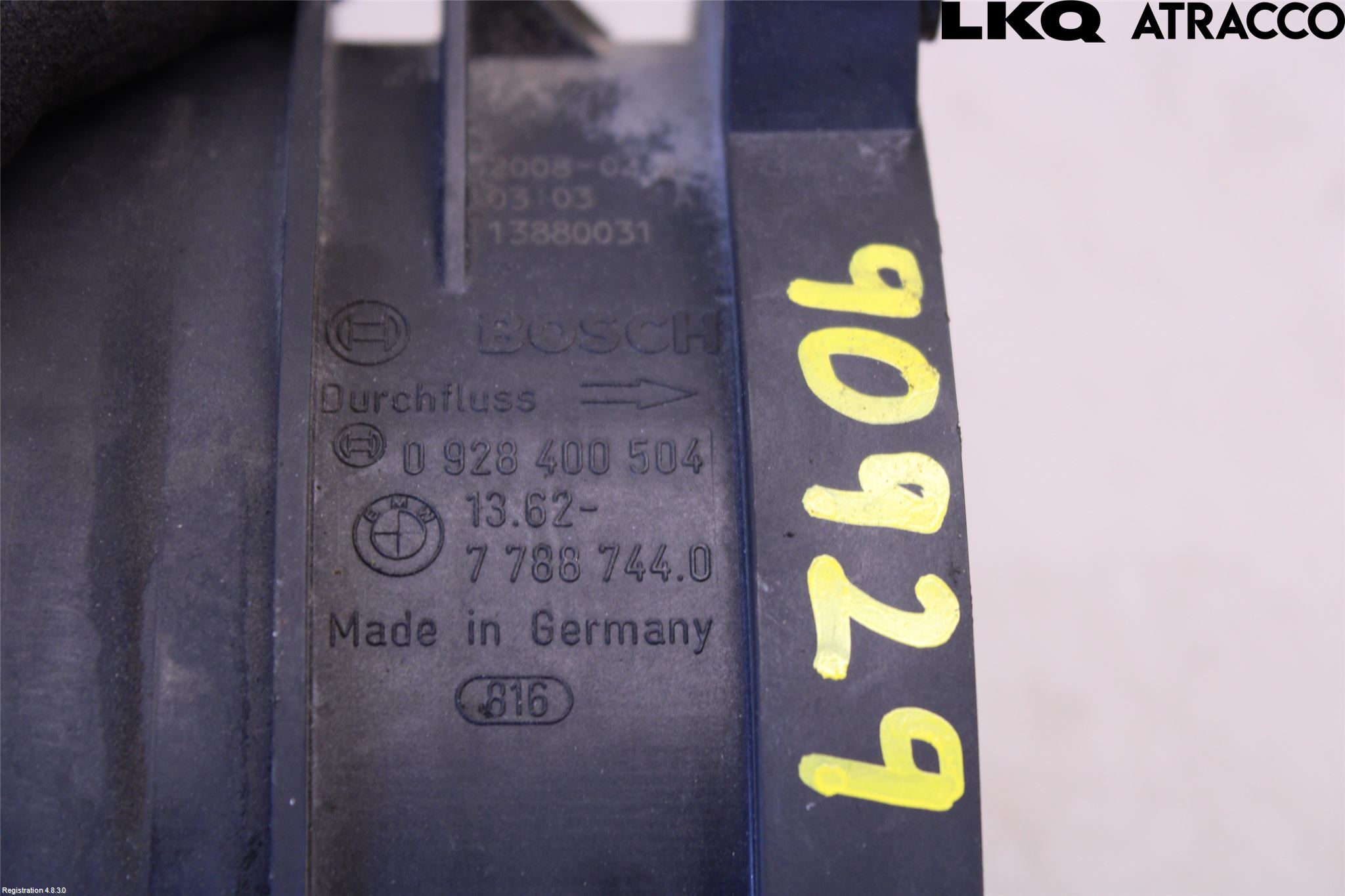 BMW 7 E65/66    00-08 Injluftmassamätare