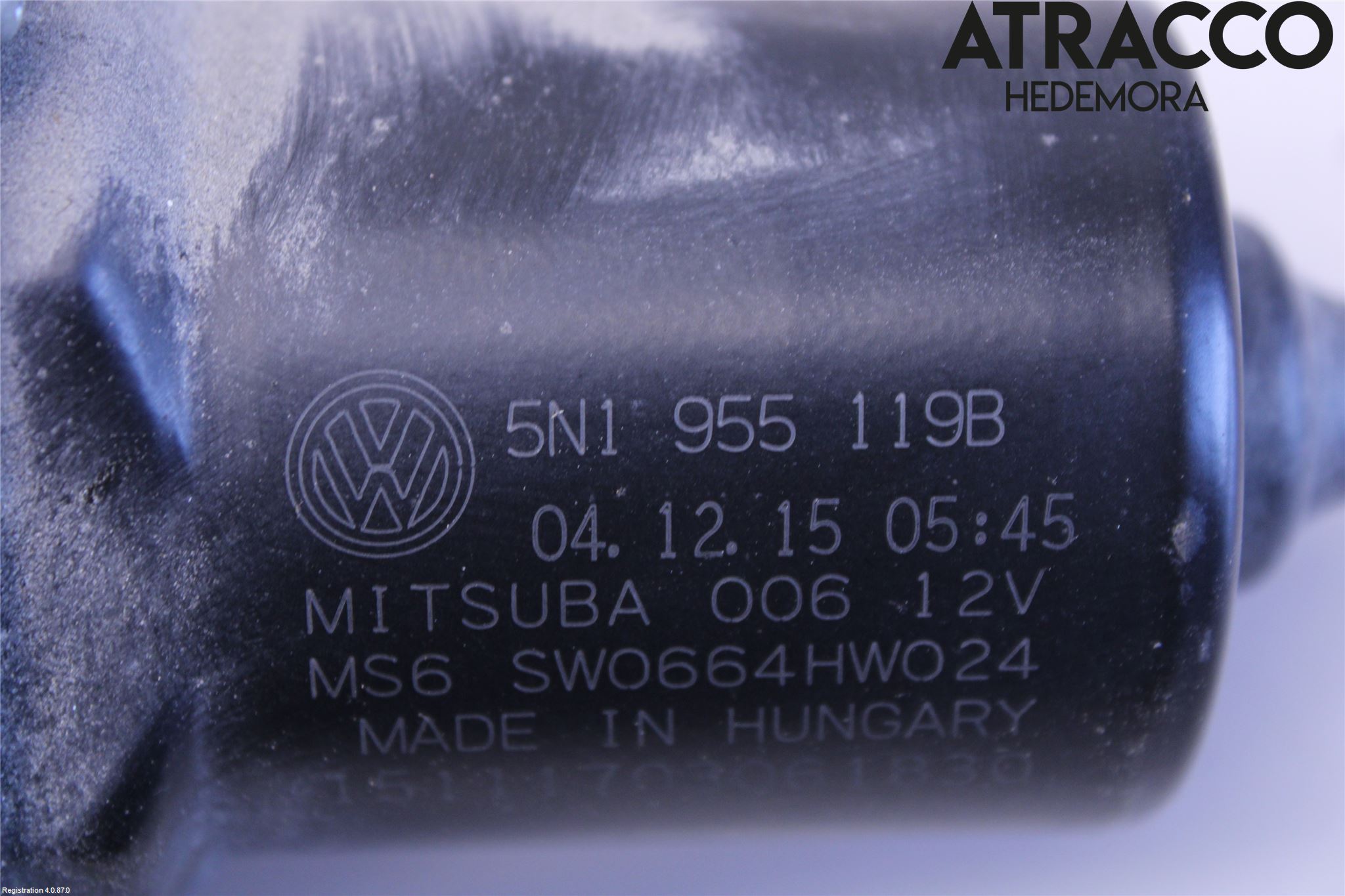 Volkswagen VW TIGUAN 07-16 Torkarmotor Vindruta