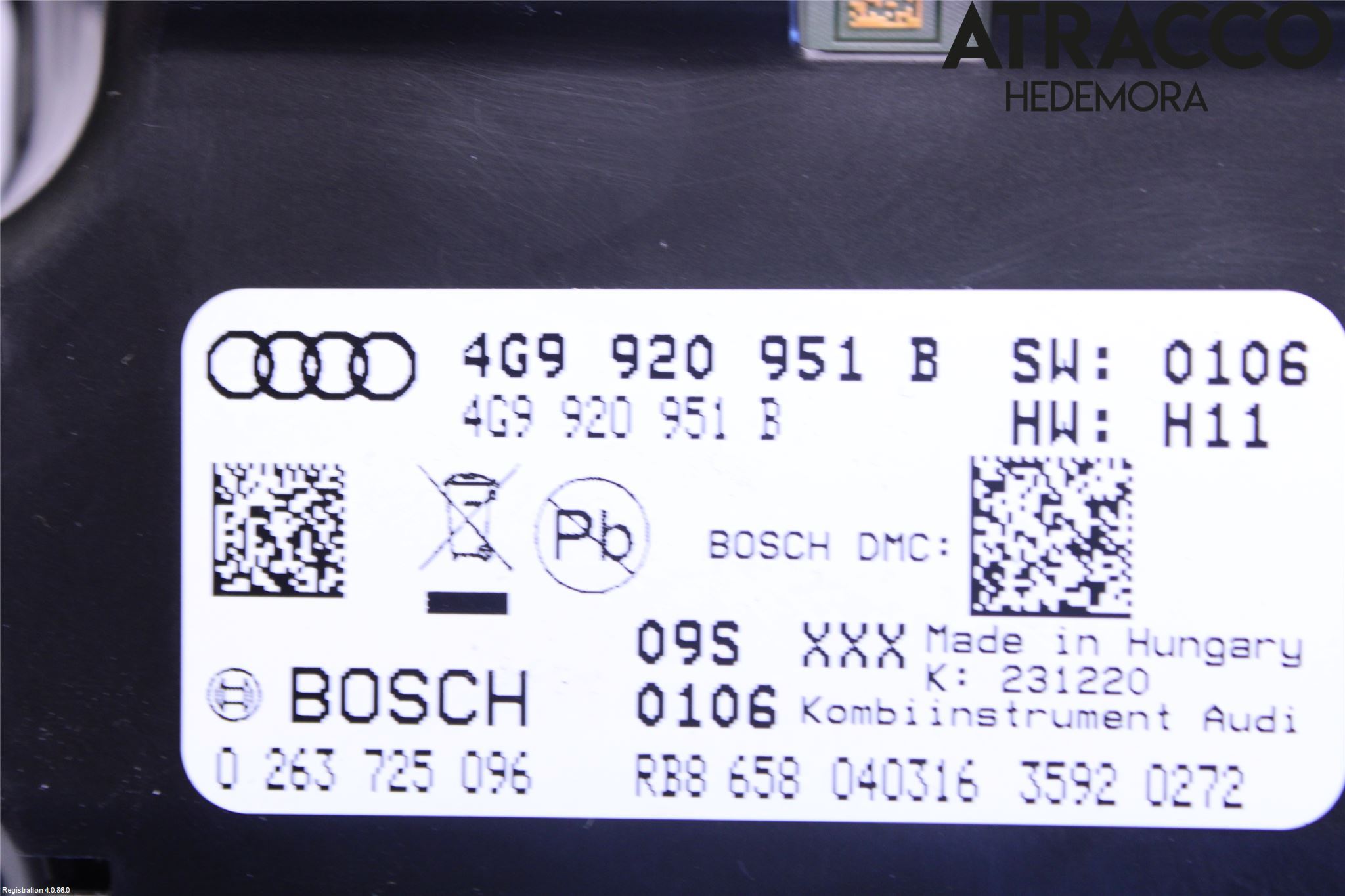 Audi A6 ALLROAD 12-18 Instrument Komb