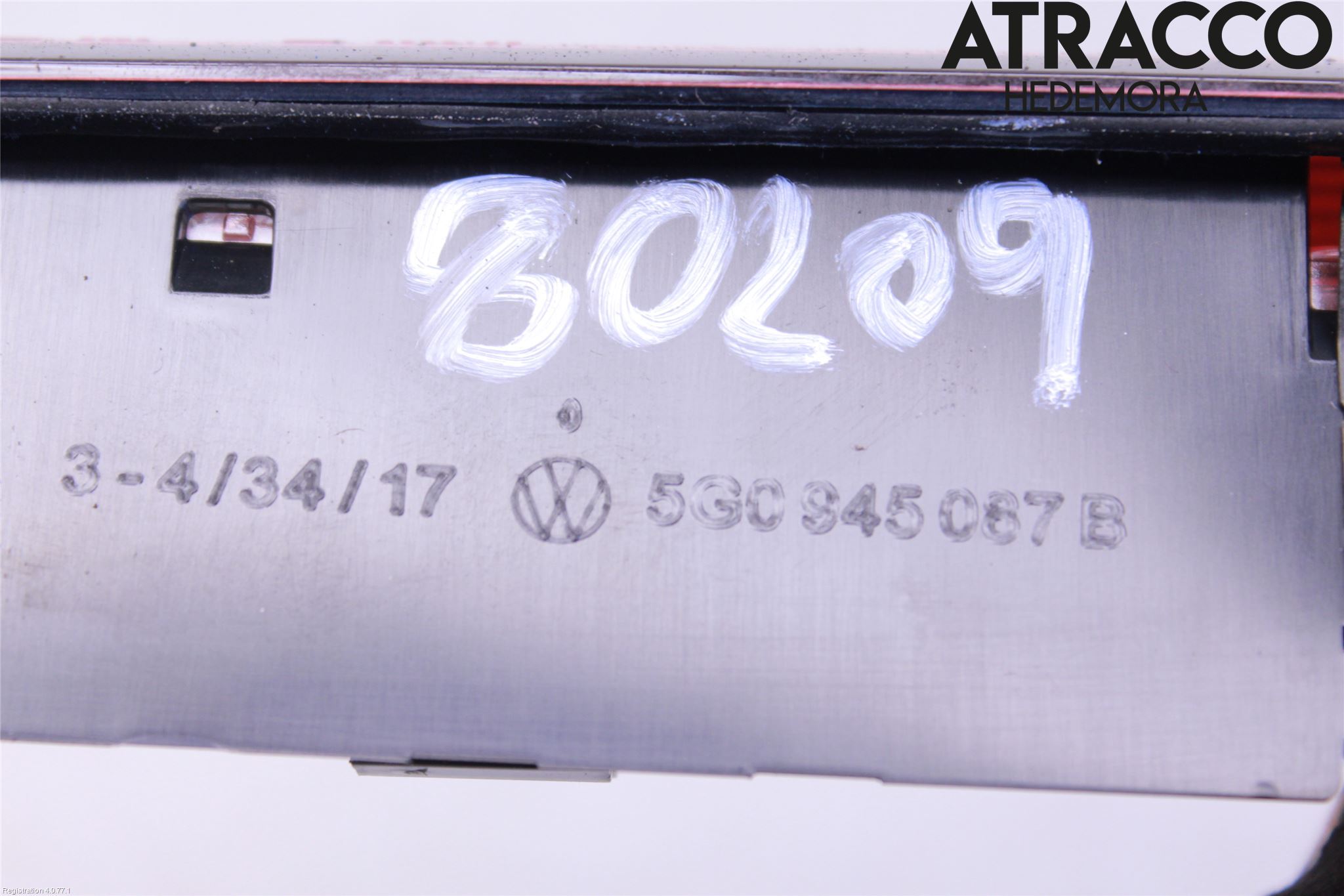 Volkswagen VW TIGUAN 16-24 Bromsljus Bakruta