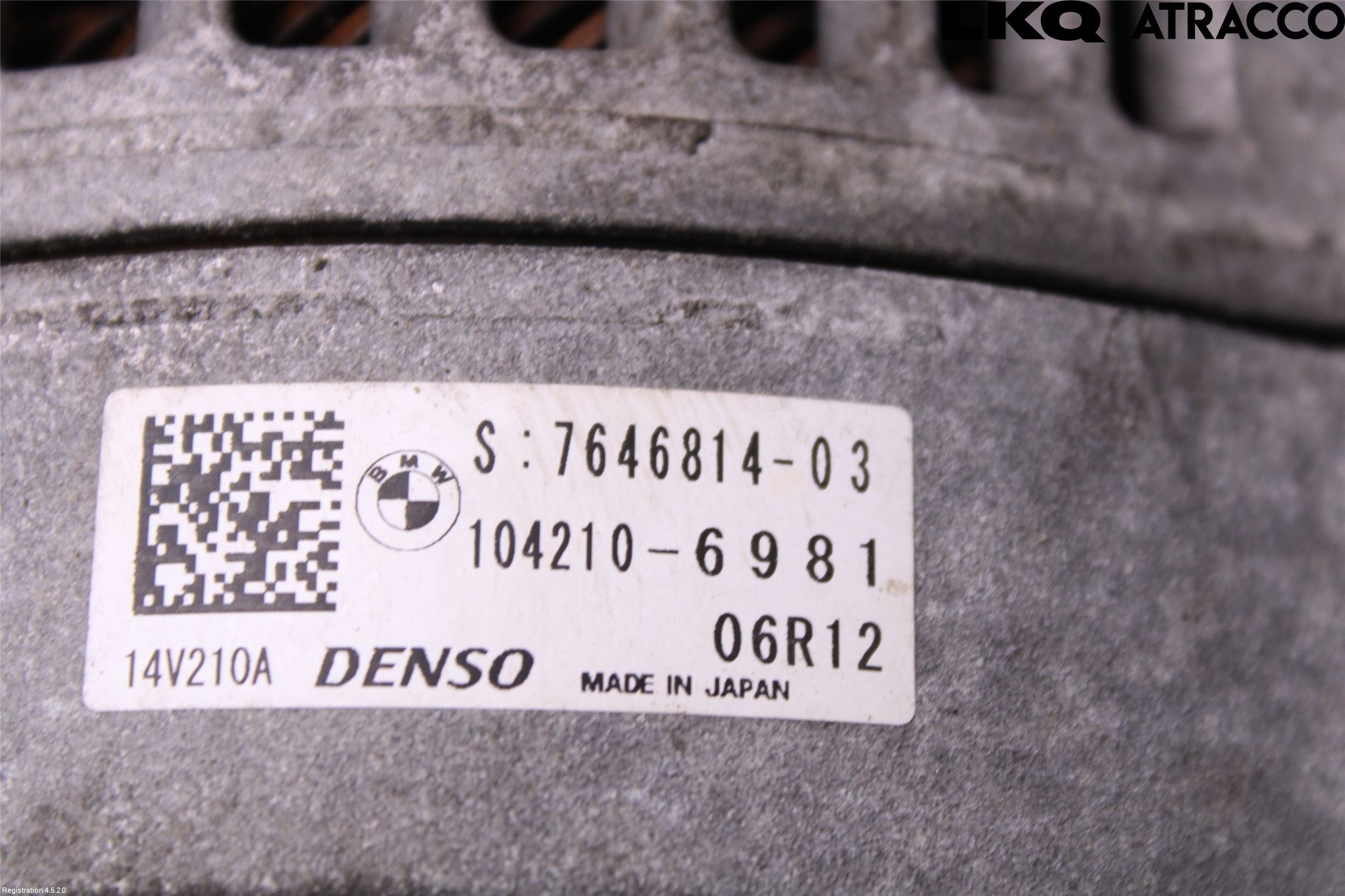 BMW X4 F26 14-18 Generator