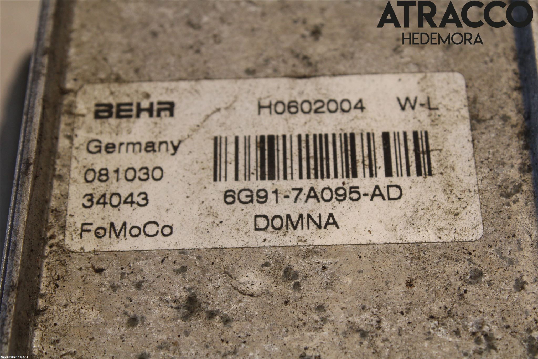 Jaguar X-TYPE Oljekylare Motor