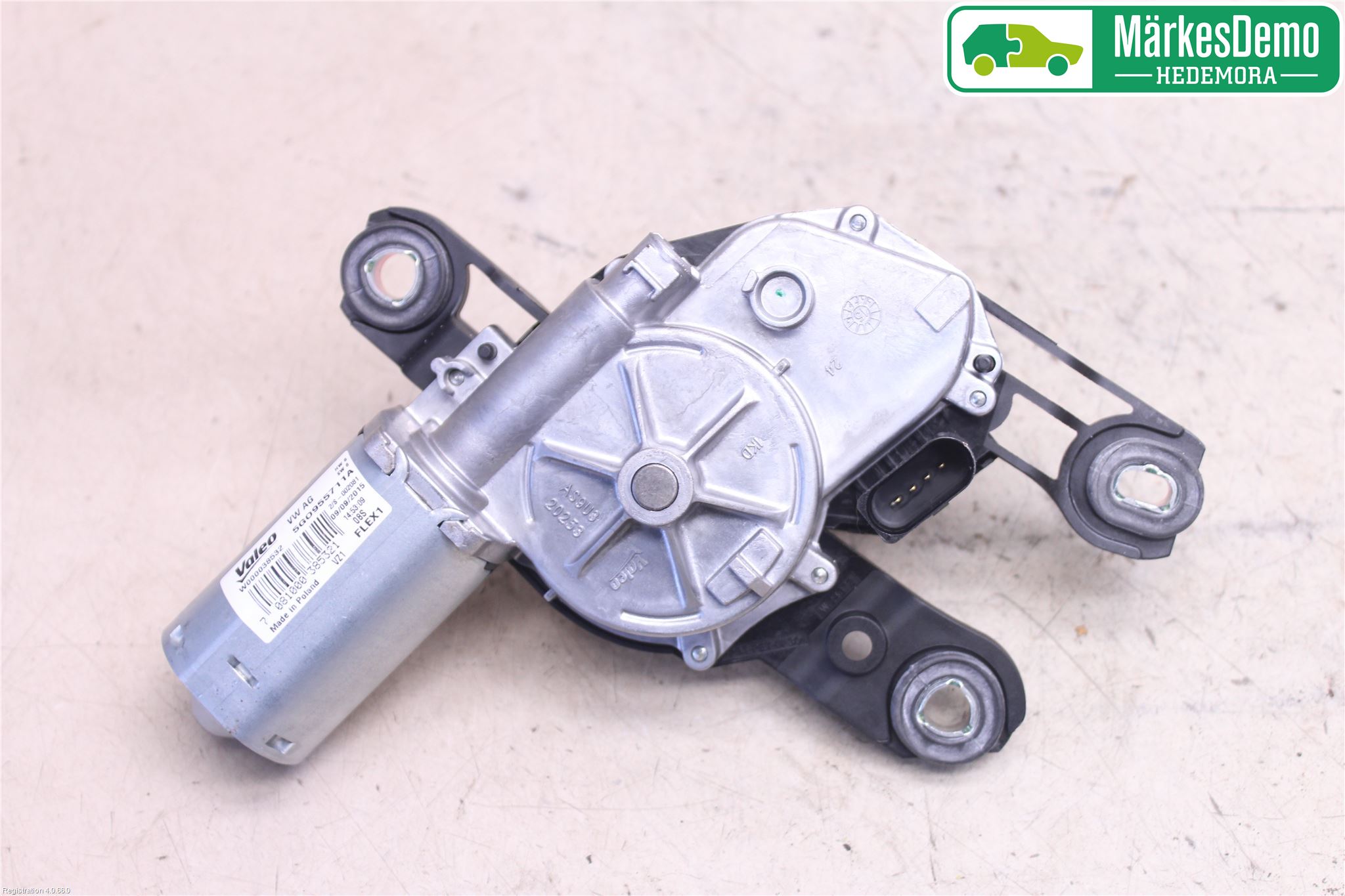 Volkswagen VW GOLF / E-GOLF VII 13-20 Torkarmotor Baklucka