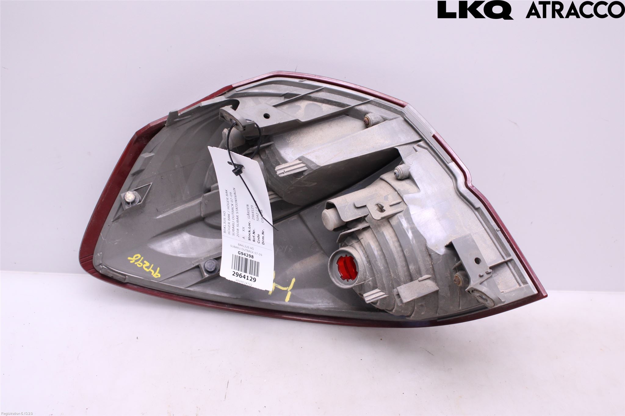 Subaru OUTBACK   07-09 Bakljus Höger