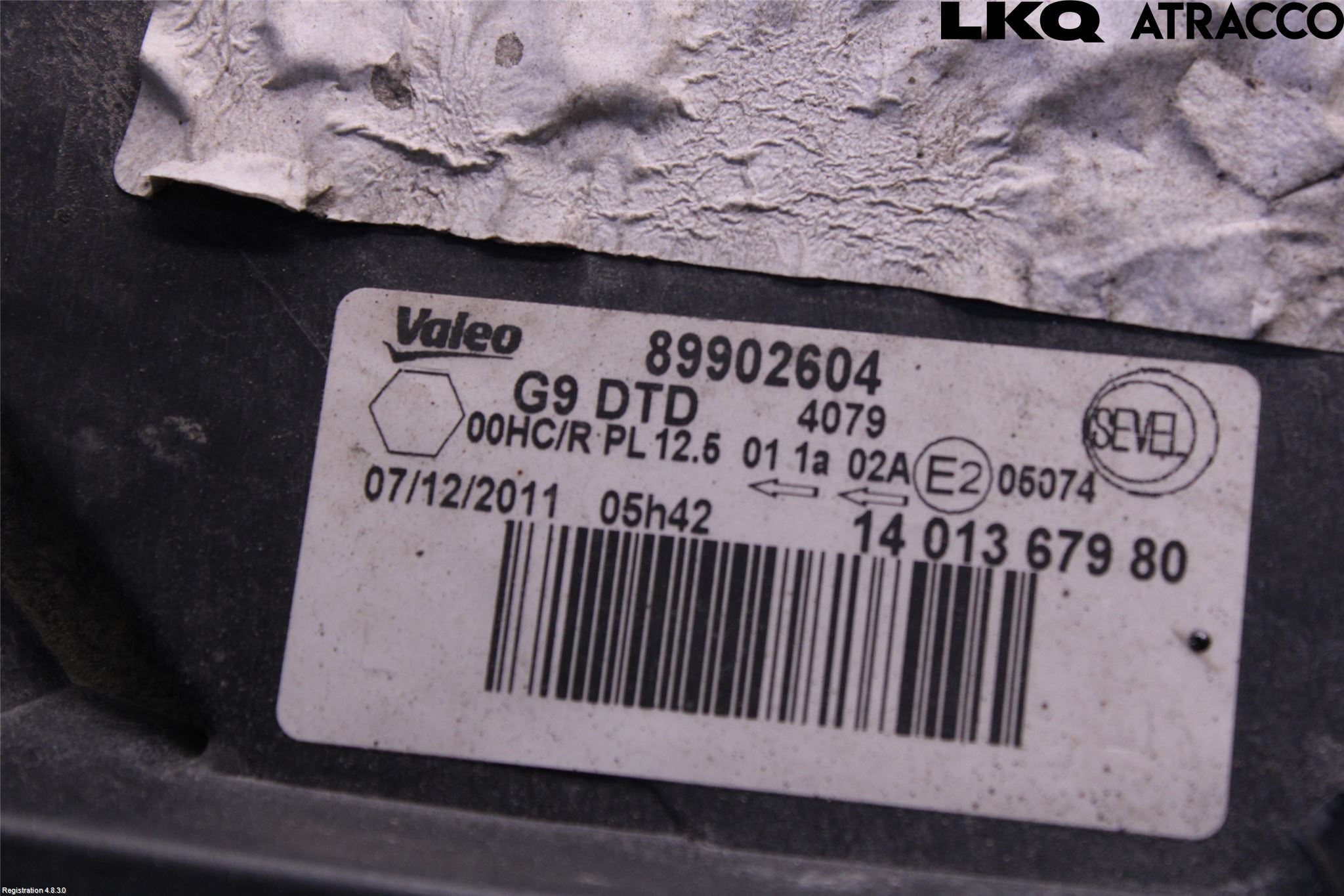 Peugeot EXPERT 07-14 Strålkastare Höger