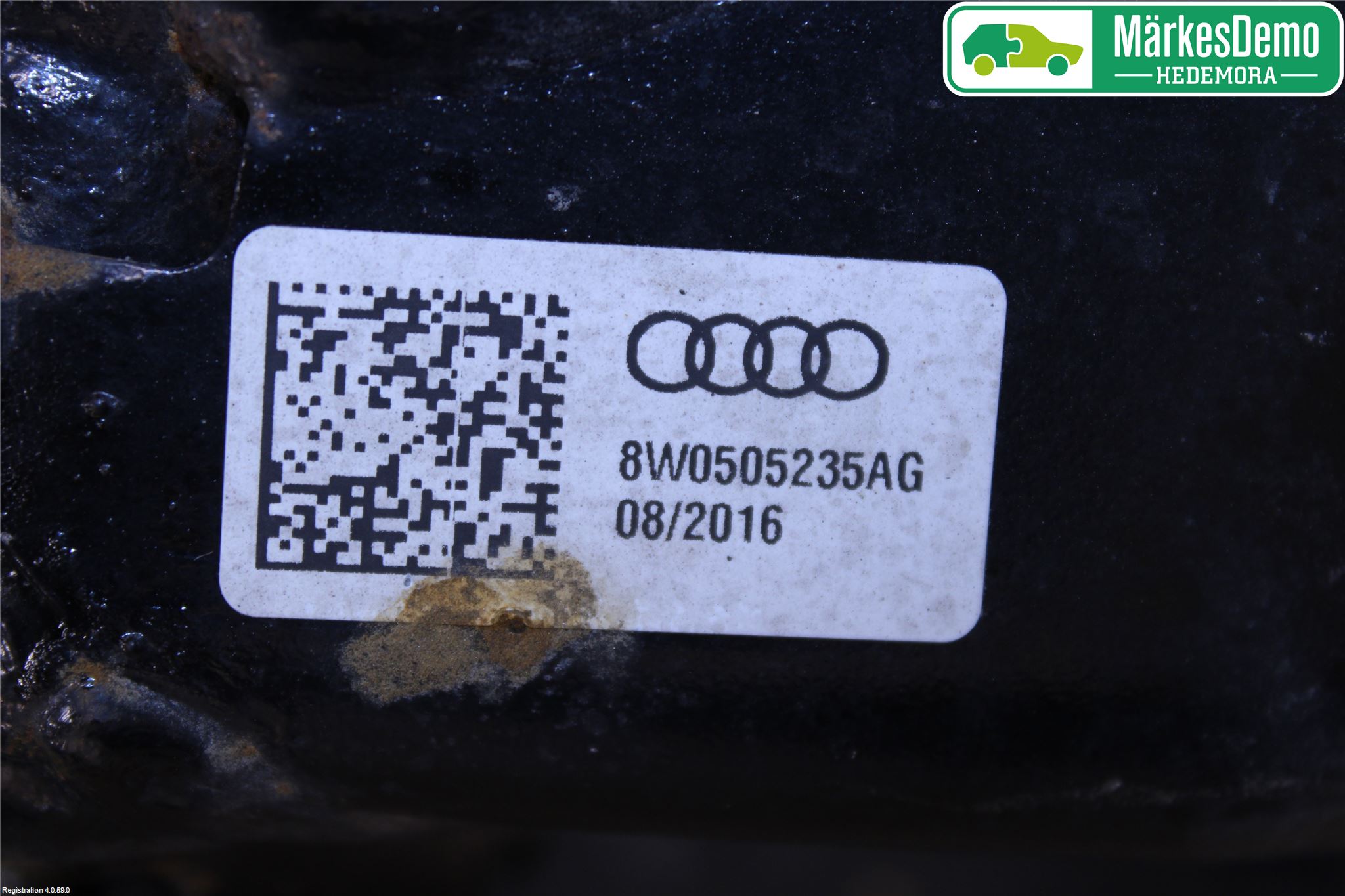 Audi A4/S4 B9 16-19 Bakaxelbalk