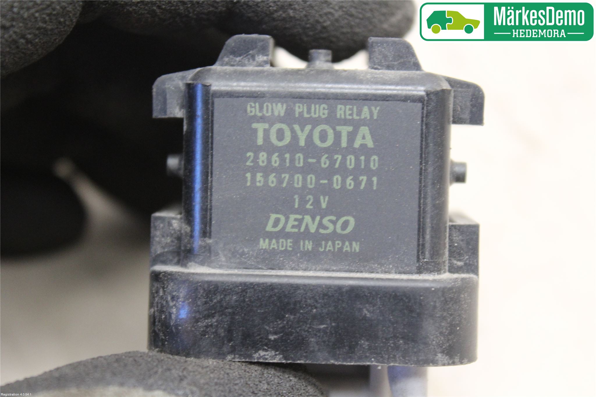 Toyota AURIS 10-12 Relä Glödning Diesel