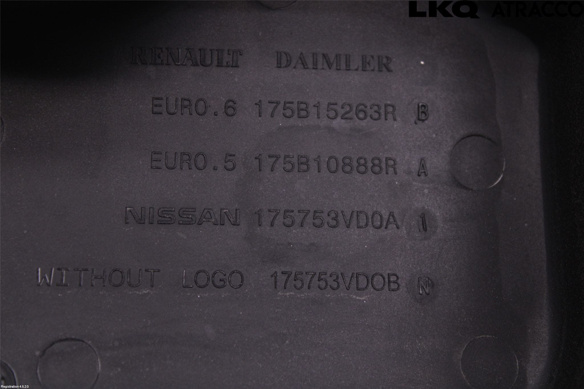 Nissan NV200/NV200 COMBI Motorkåpa