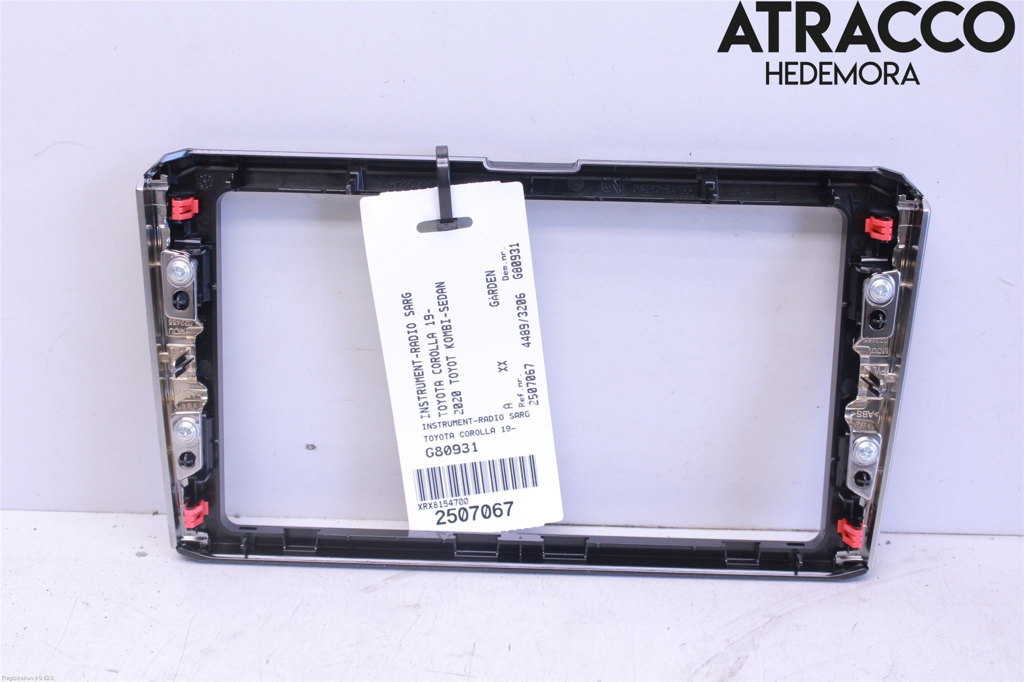 Toyota COROLLA 19- Instrument-Radio Sarg