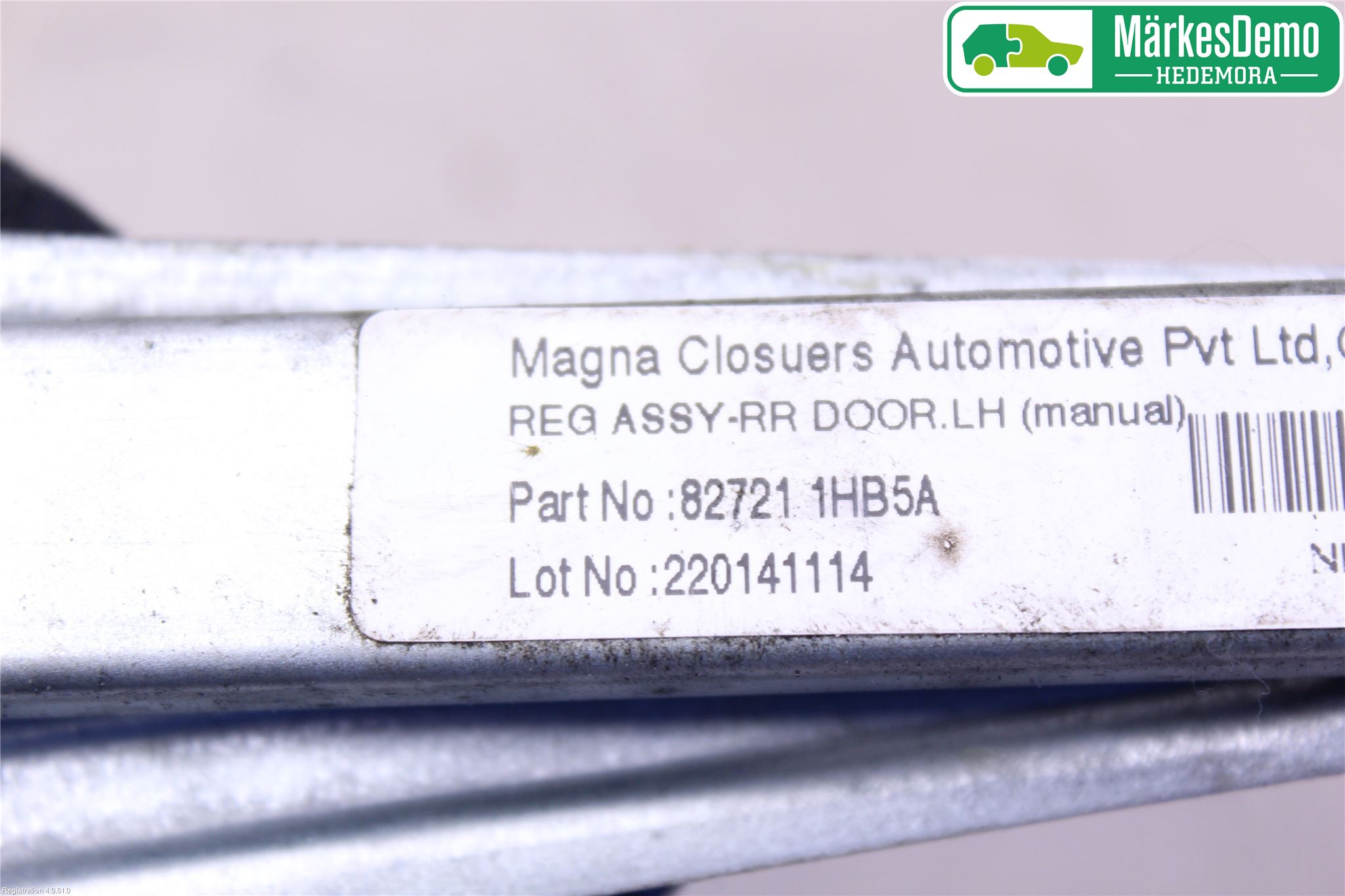 Nissan MICRA 11-16 Fönsterhissmekanism